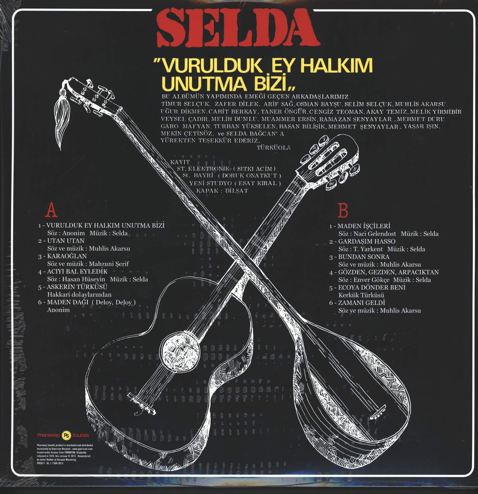 Selda: Vurulduk Ey Halkım Unutma Bizi, 1×LP (Vinyl)