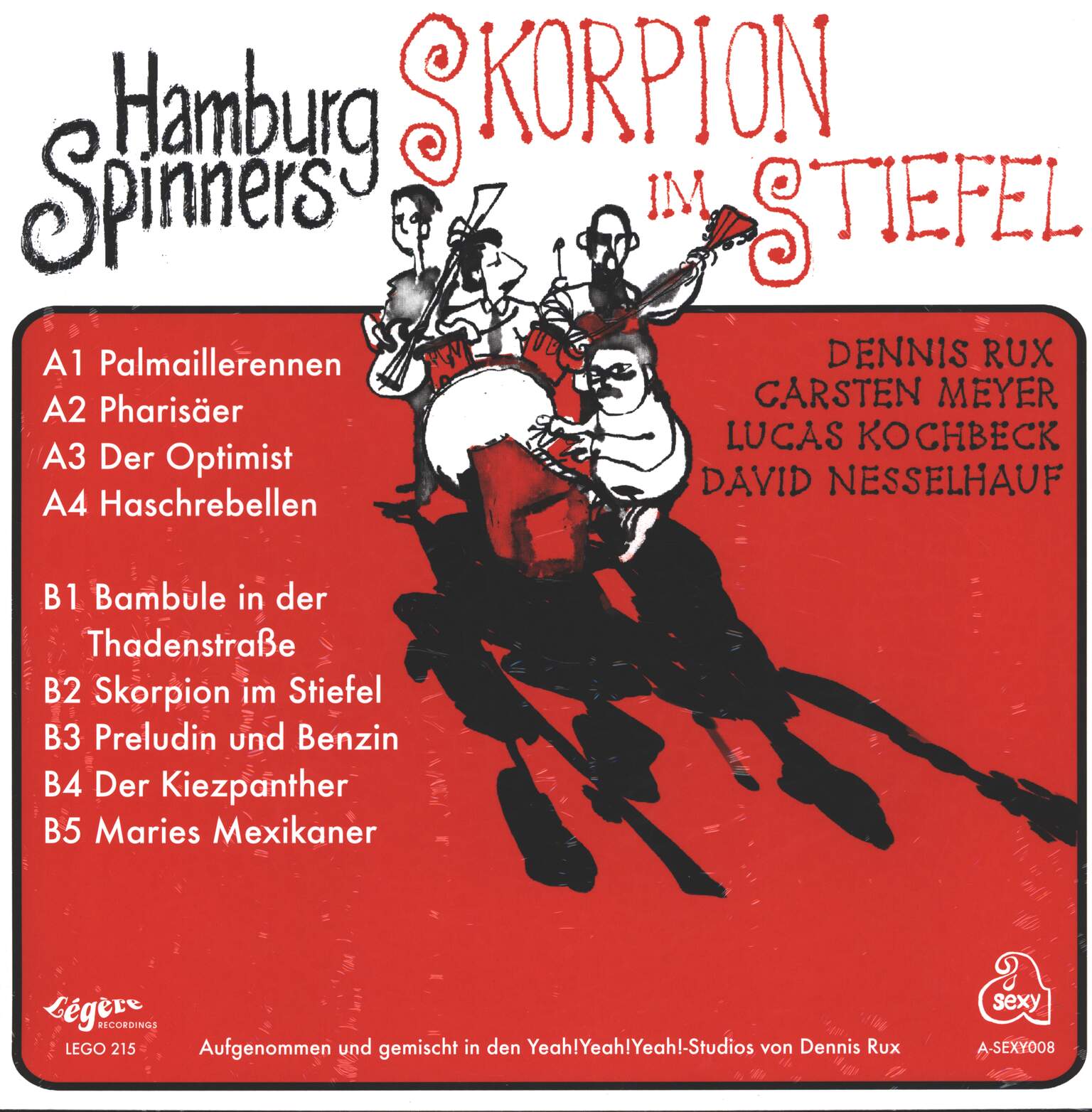 Hamburg Spinners: Skorpion Im Stiefel, 1×LP (Vinyl)