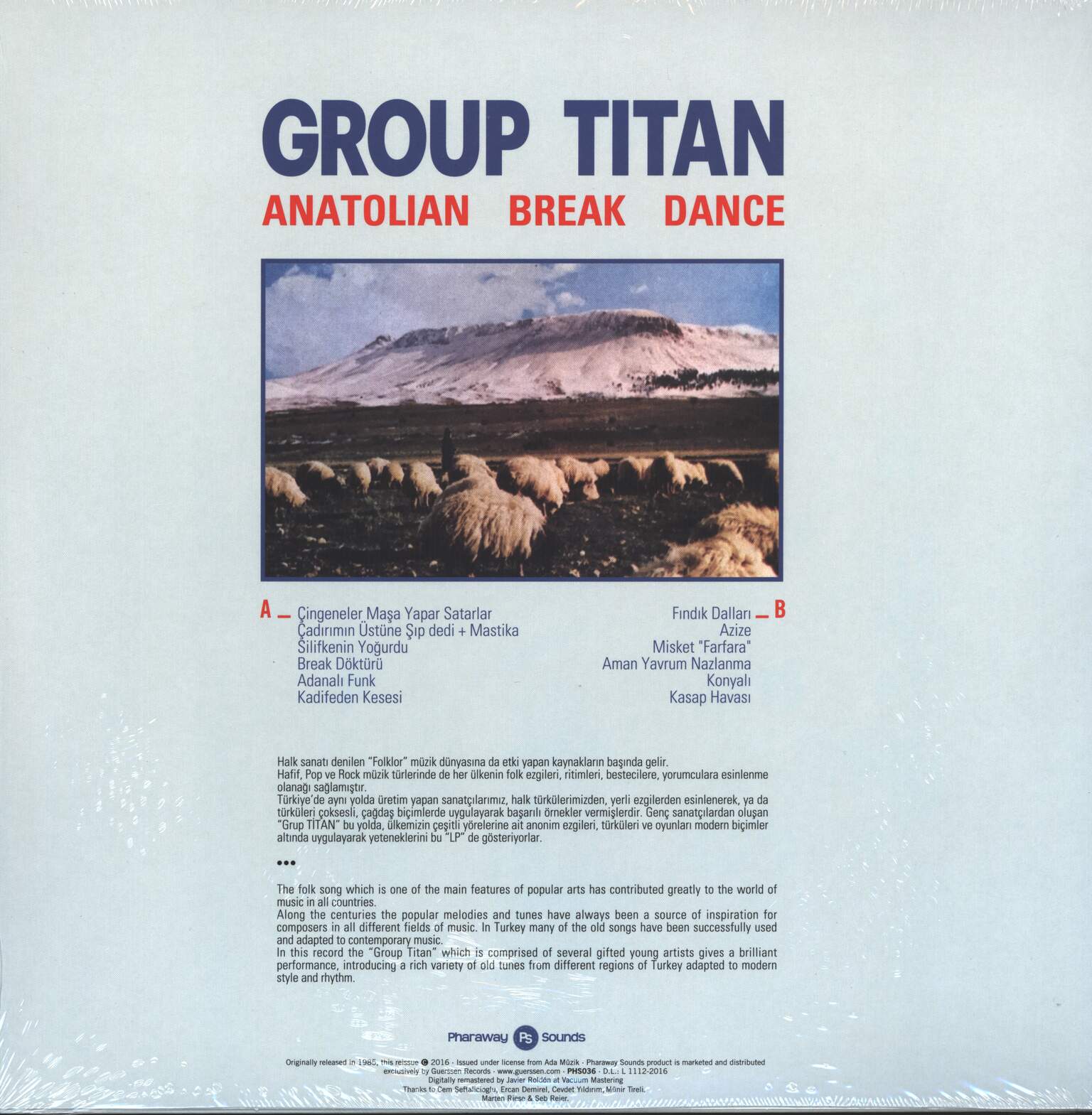 Group Titan: Anatolian Break Dance, 1×LP (Vinyl)