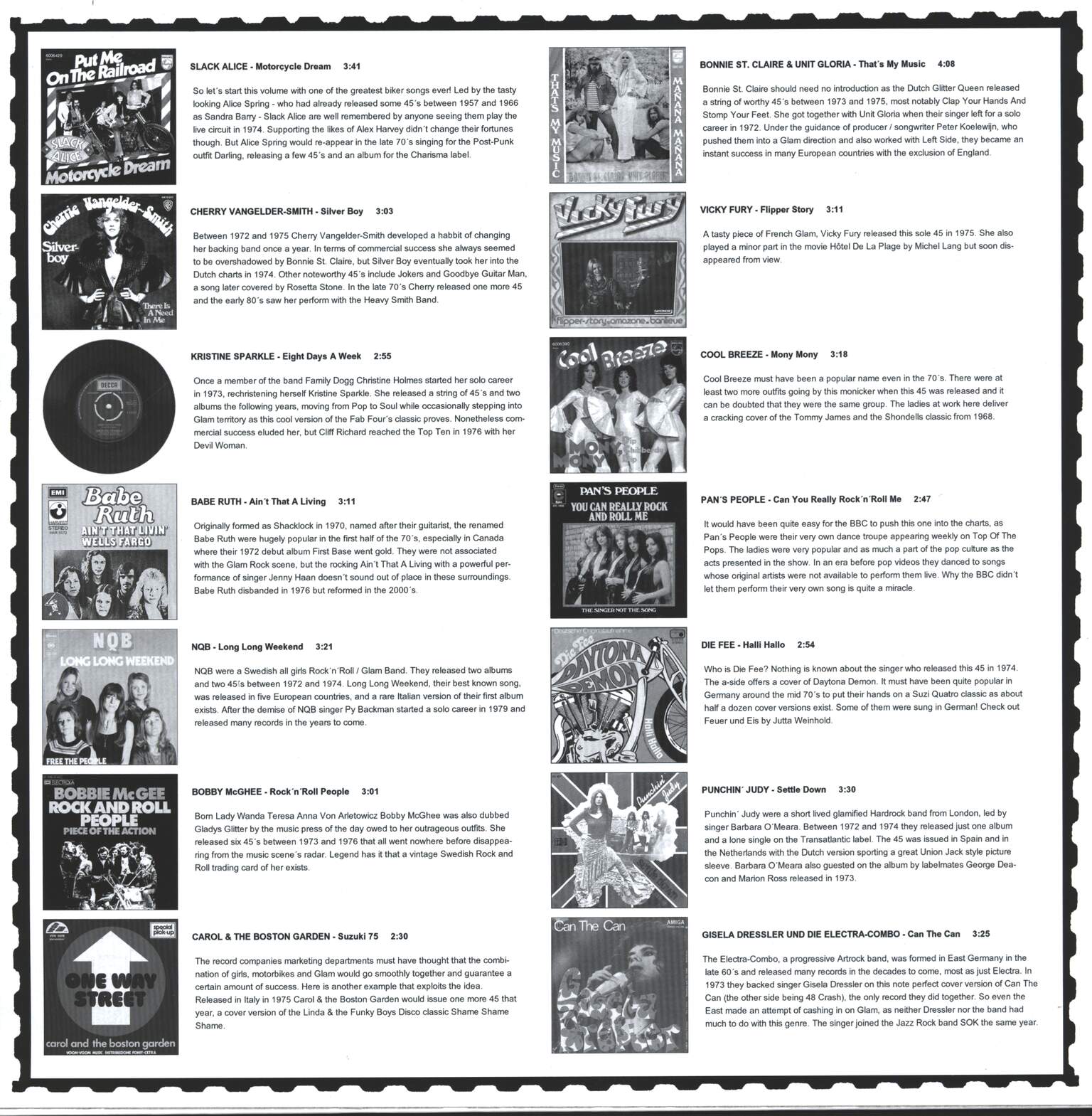 Various: Glamstains Vol. 3: Cherry Bombs, 1×LP (Vinyl)