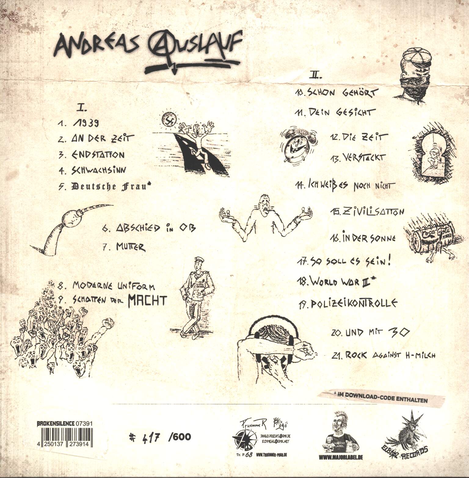 Andreas Auslauf: Schwarzer Humor, 1×LP (Vinyl)