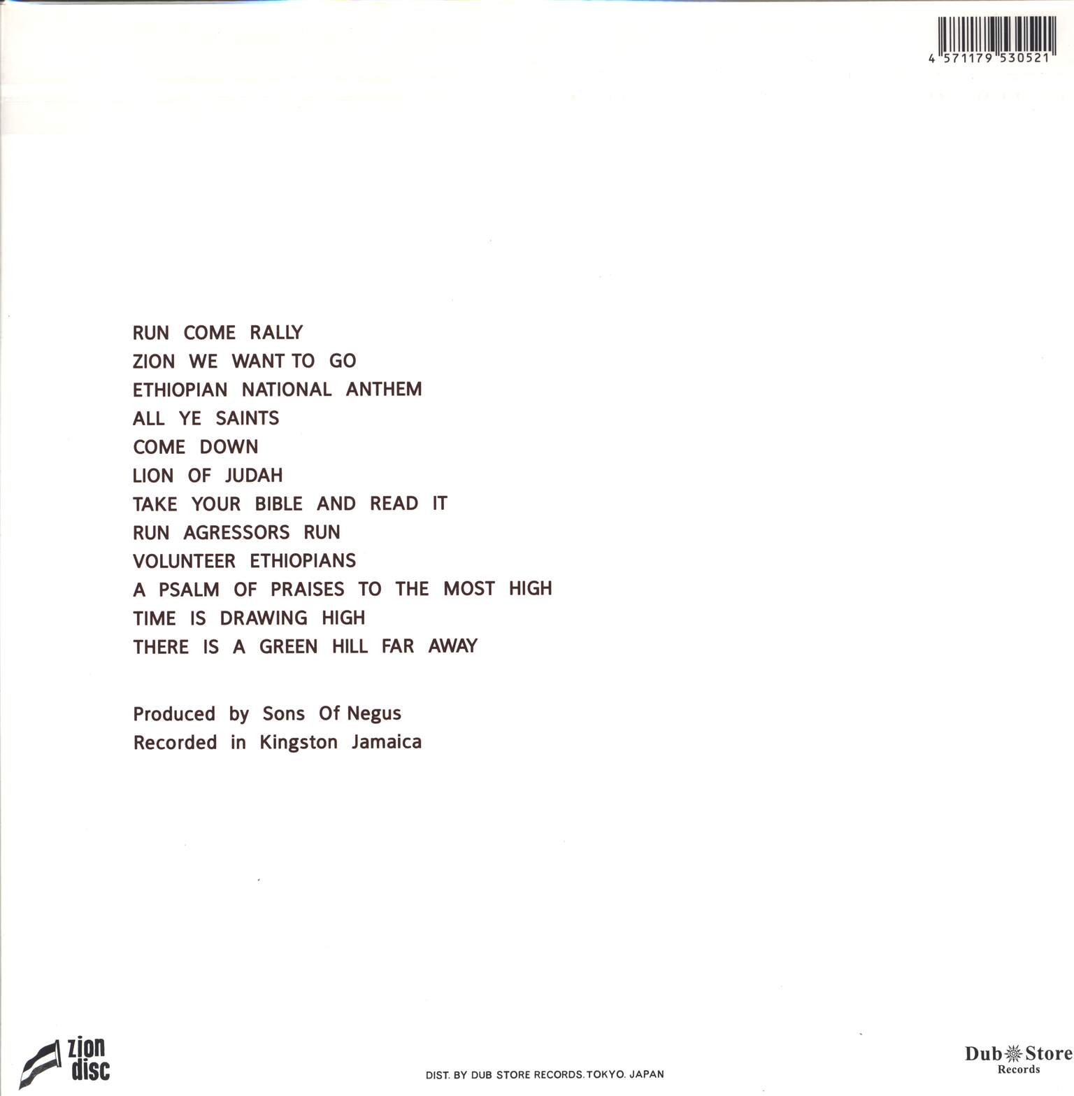 The Sons Of Negus: A Psalm Of Praises To The Most High 1967-1972, 1×LP (Vinyl)