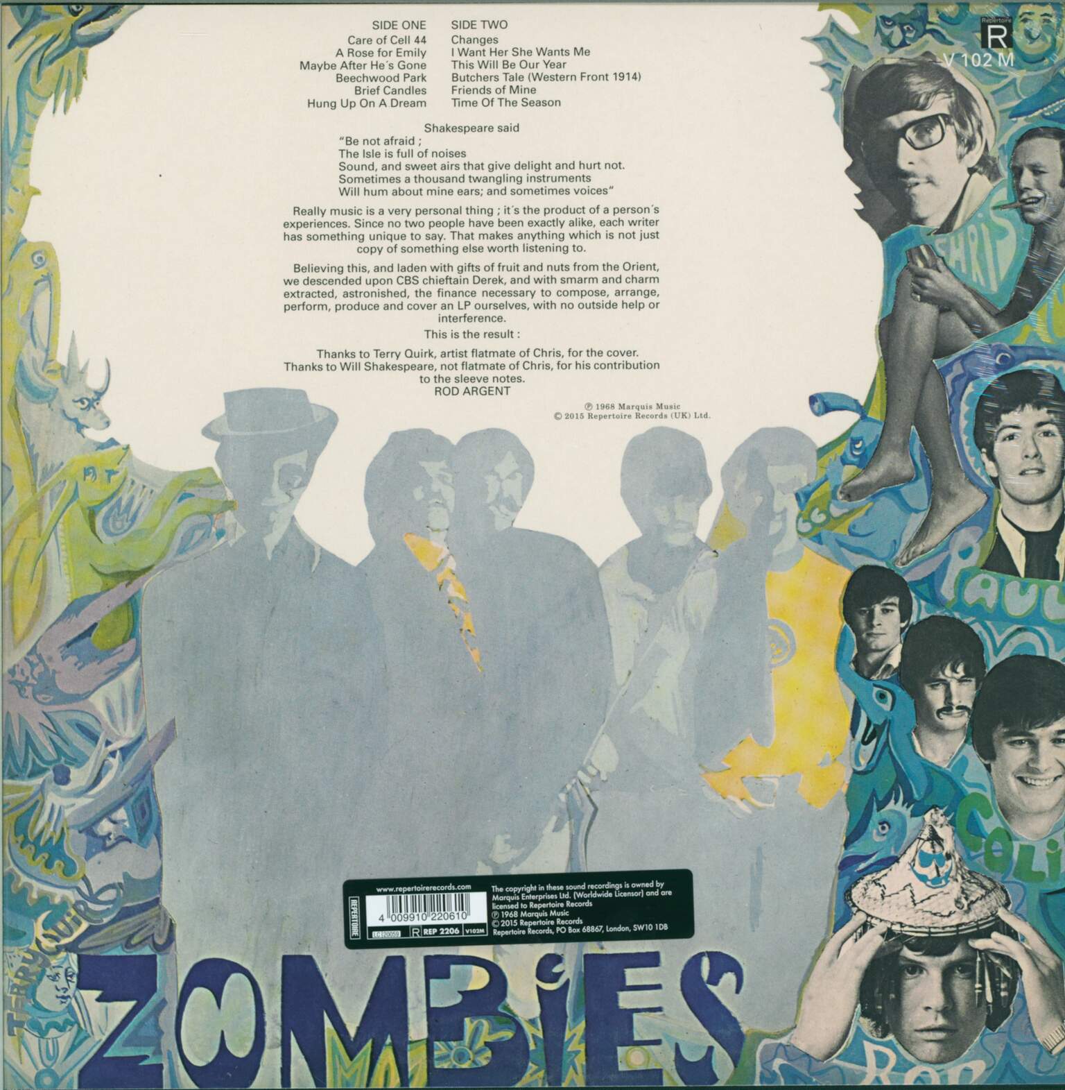 The Zombies: Odessey And Oracle, 1×LP (Vinyl)