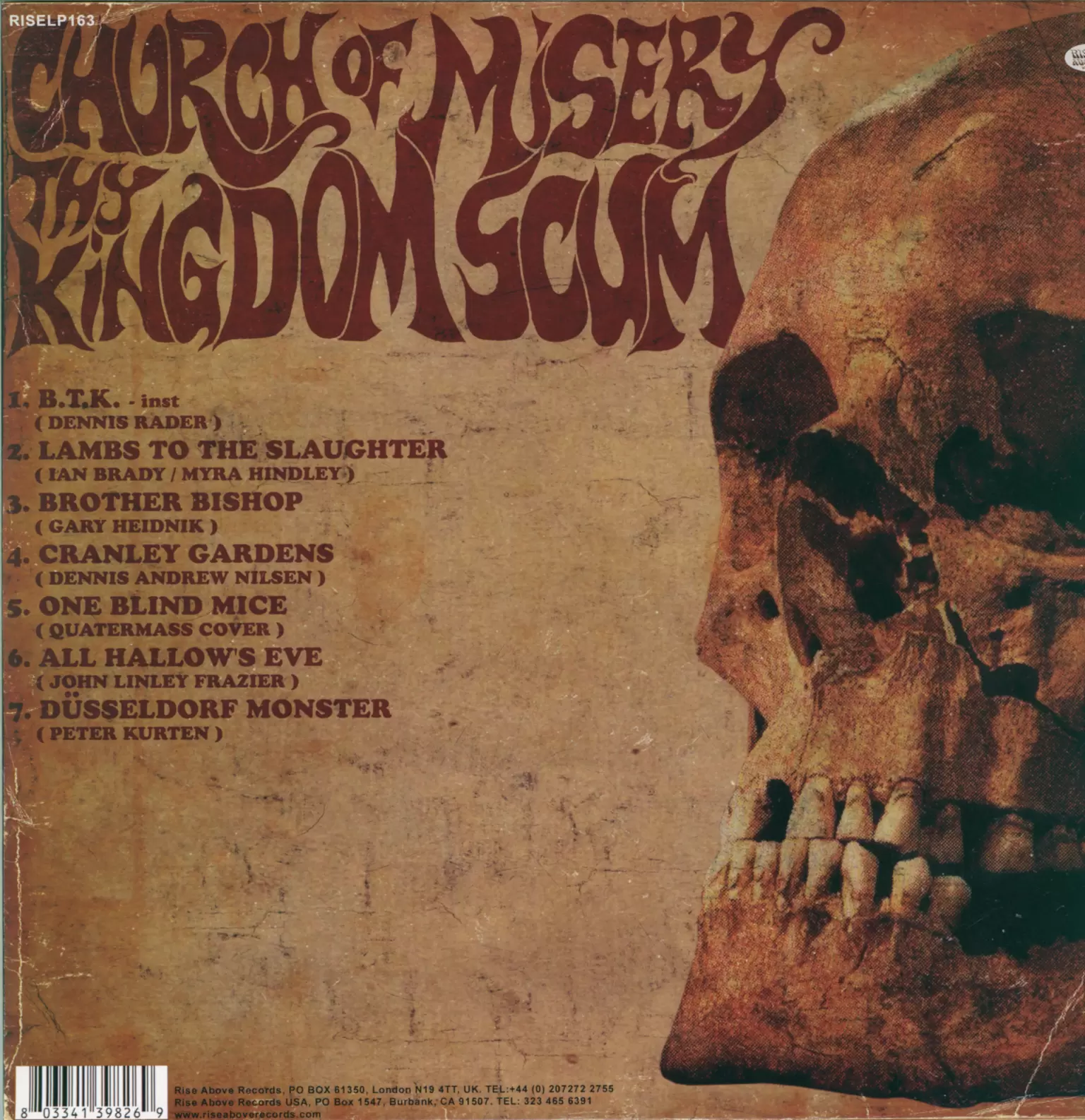 Church Of Misery: Thy Kingdom Scum, 2×LP (Vinyl)
