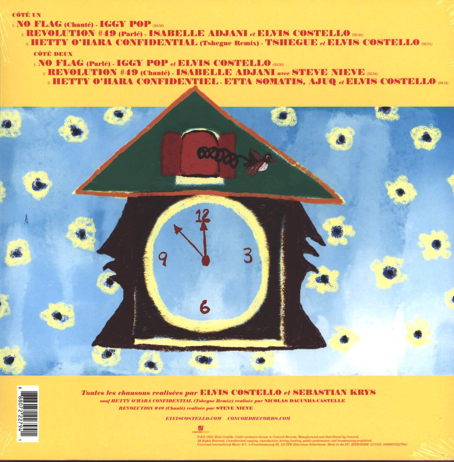 Elvis Costello: La Face de Pendule A Coucou, 1×LP (Vinyl)