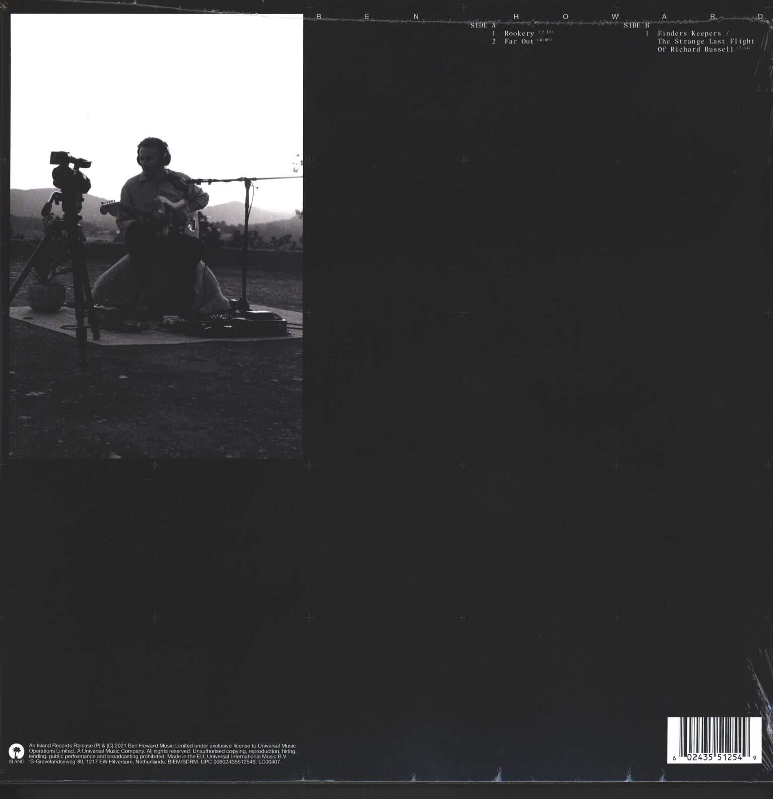 Ben Howard: Variations Vol. 1, 1×LP (Vinyl)