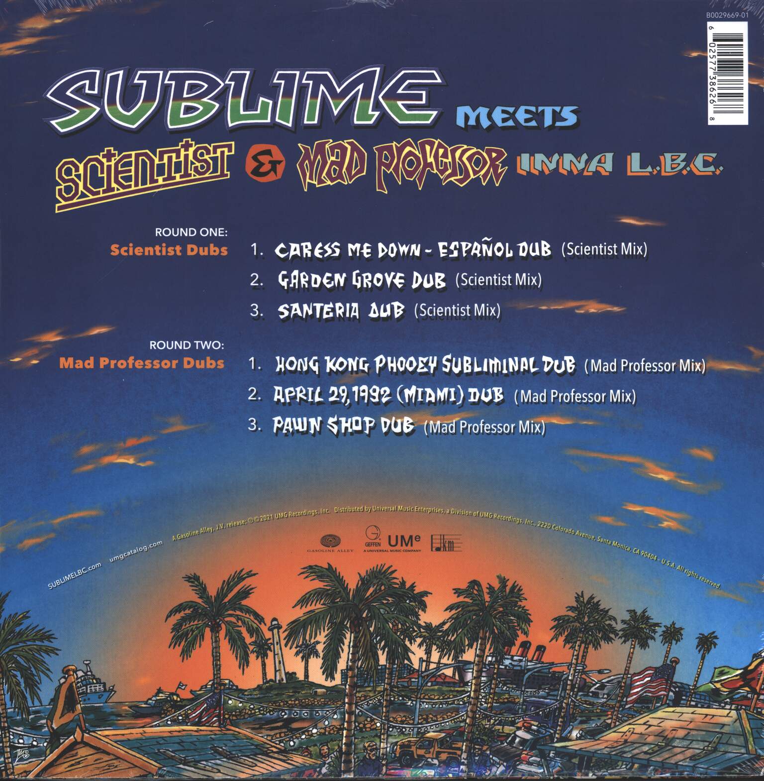 Sublime: Meets Scientist & Mad Professor, 1×LP (Vinyl)