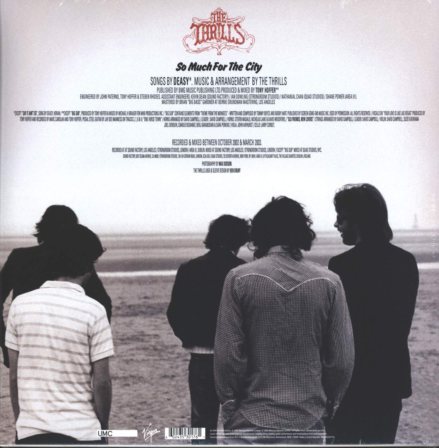 The Thrills: So Much For The City, 1×LP (Vinyl)