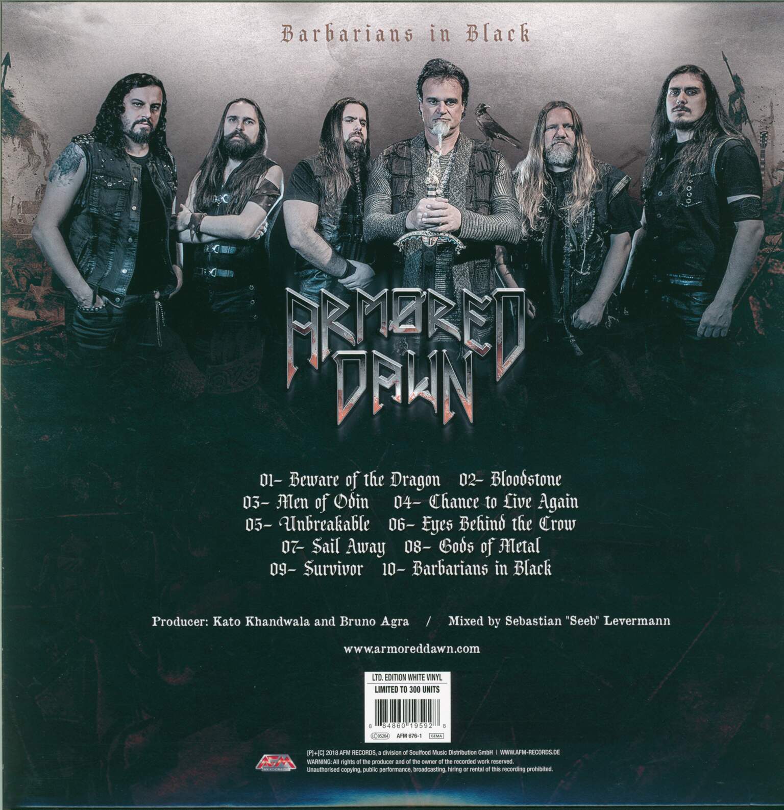 Armored Dawn: Barbarians In Black, 1×LP (Vinyl)