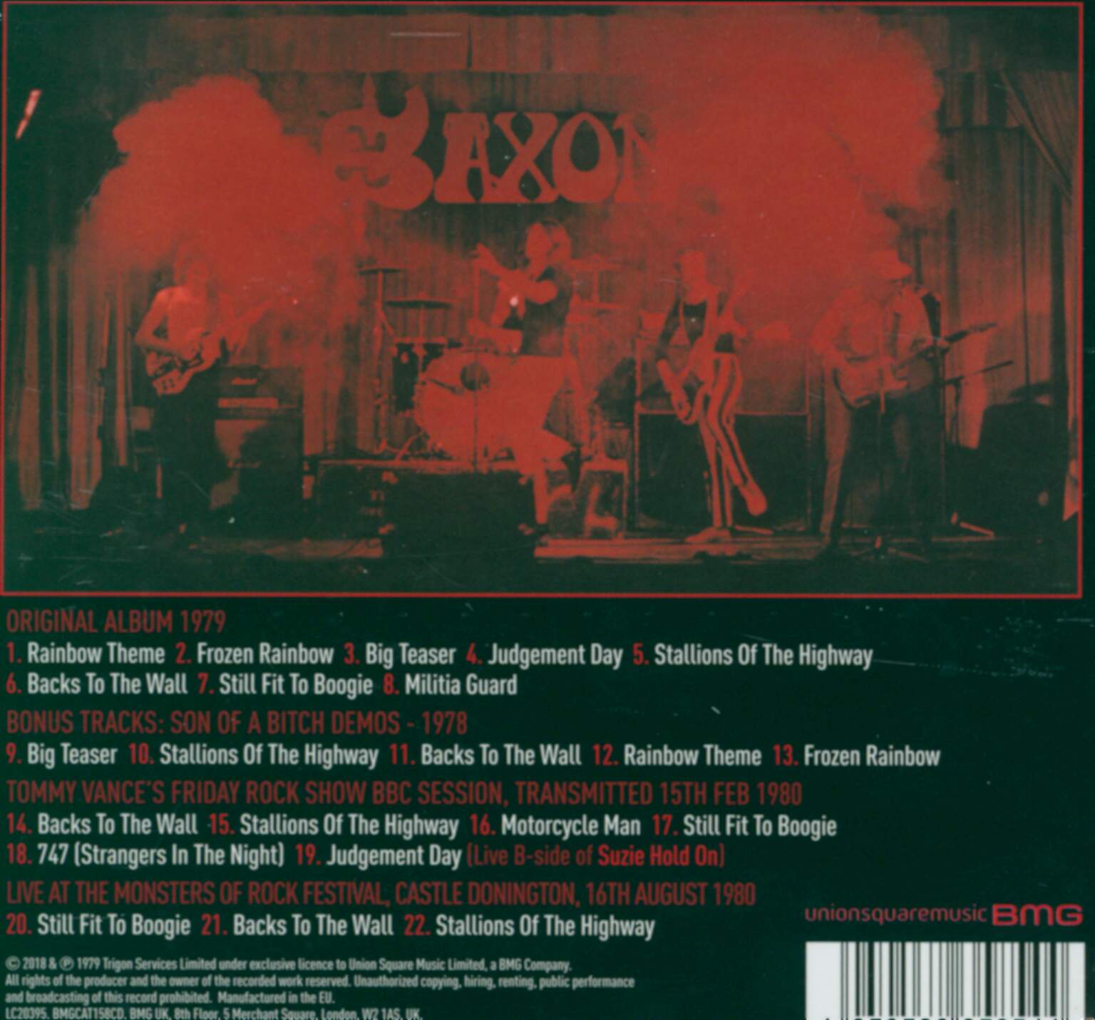 Saxon: Saxon, 1×CD
