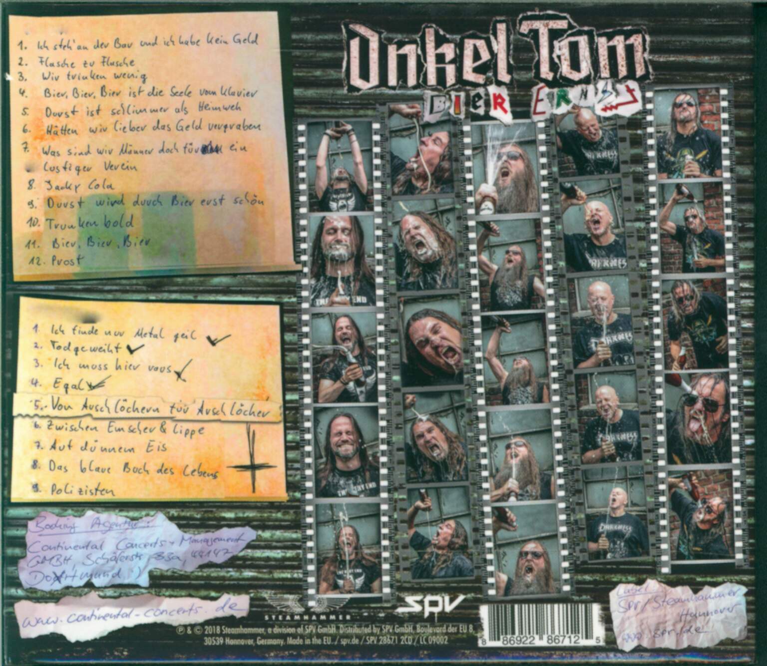 Tom Angelripper: Bier Ernst, 2×CD