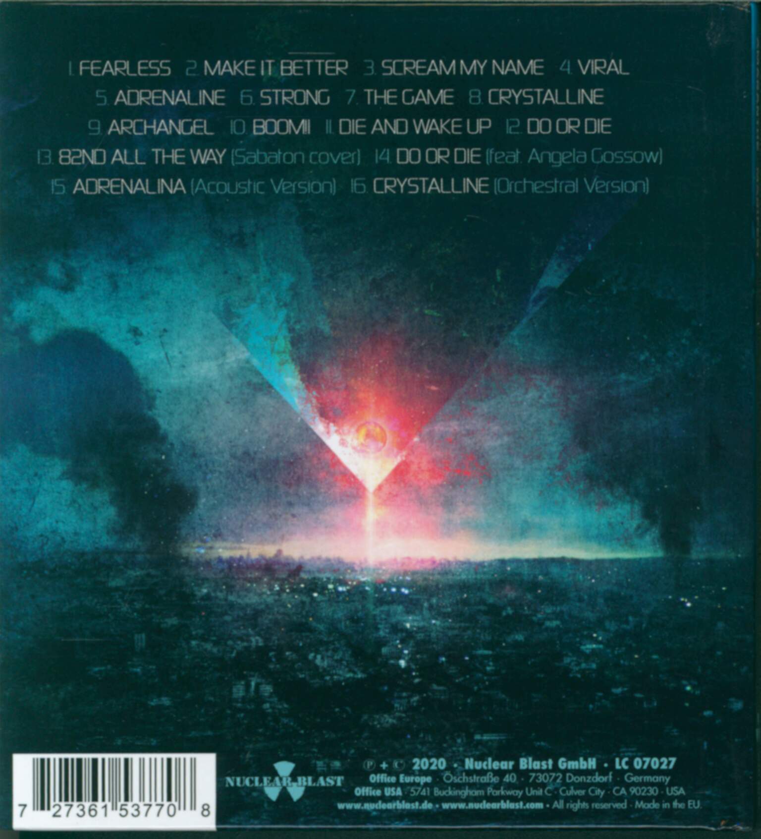 Amaranthe: Manifest, 1×CD