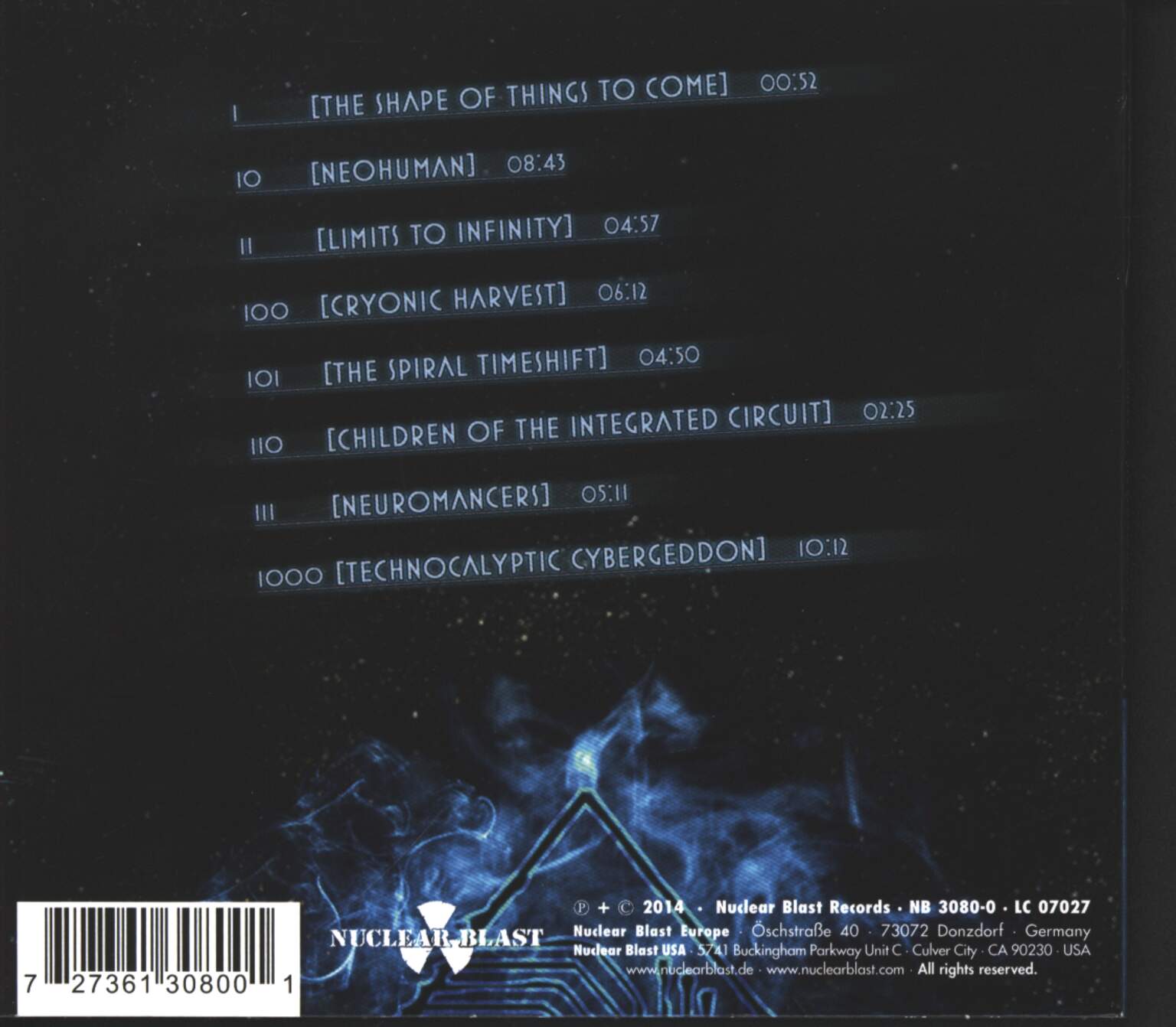 Scar Symmetry: The Singularity (Phase 1 - Neohumanity), 1×CD