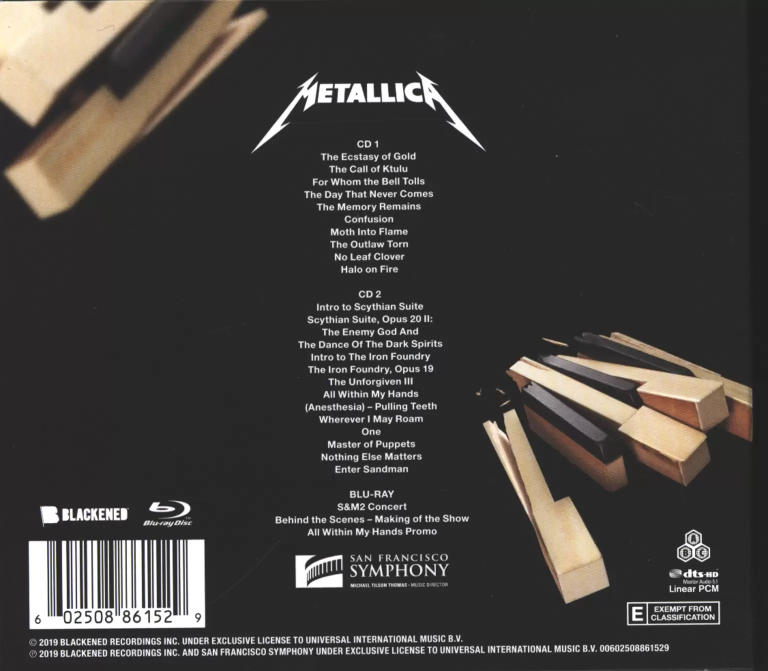 Metallica: S&M2, 2×CD, 1×Blu-ray Disc