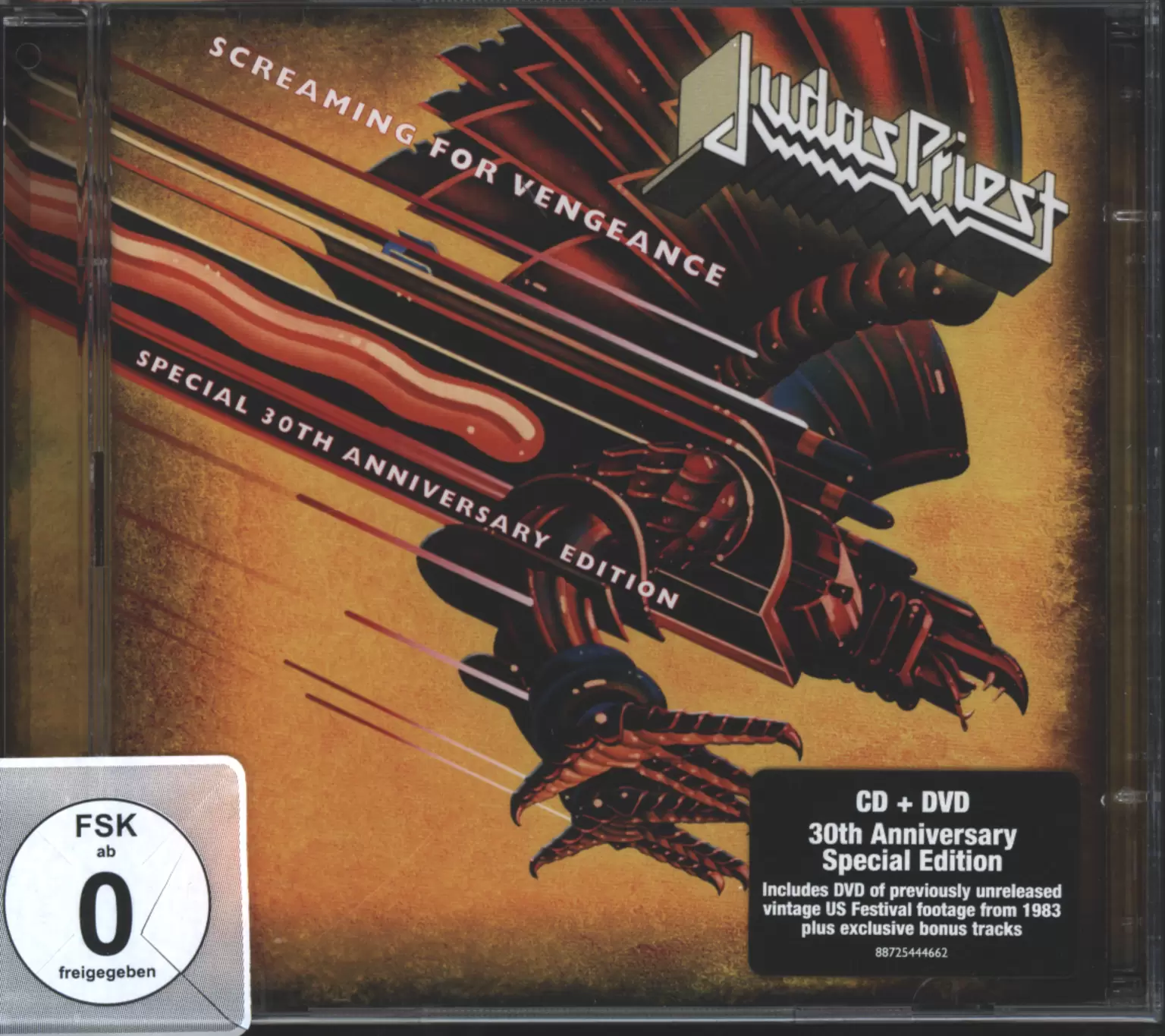 Judas Priest: Screaming For Vengeance, 1×CD, 1×DVD