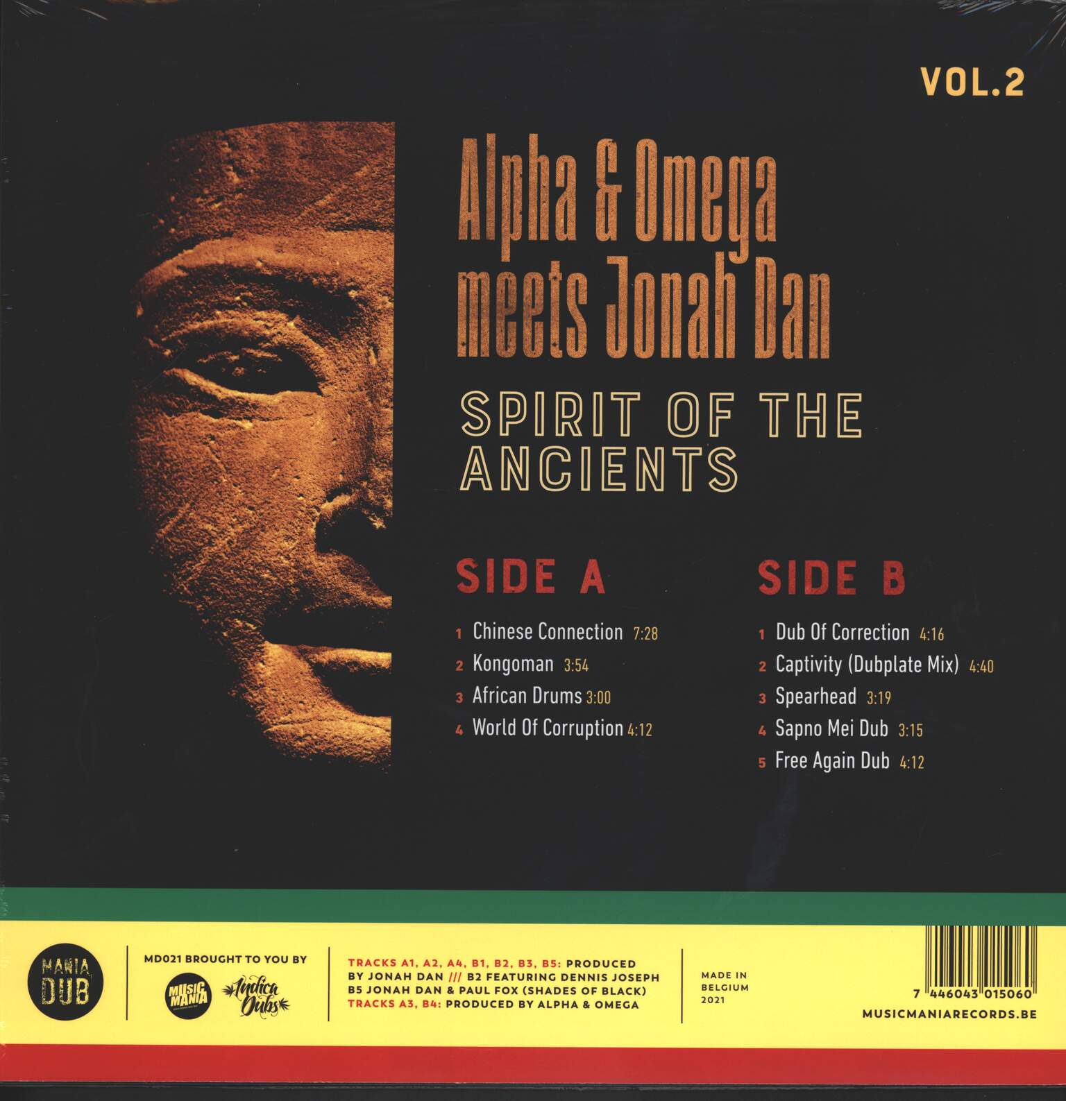 Alpha & Omega Meets Jonah Dan: Spirit Of The Ancients Vol. 2, 1×LP (Vinyl)