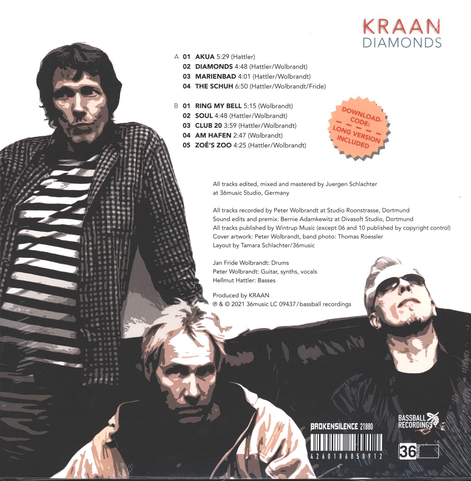Kraan: Diamonds, 1×LP (Vinyl)