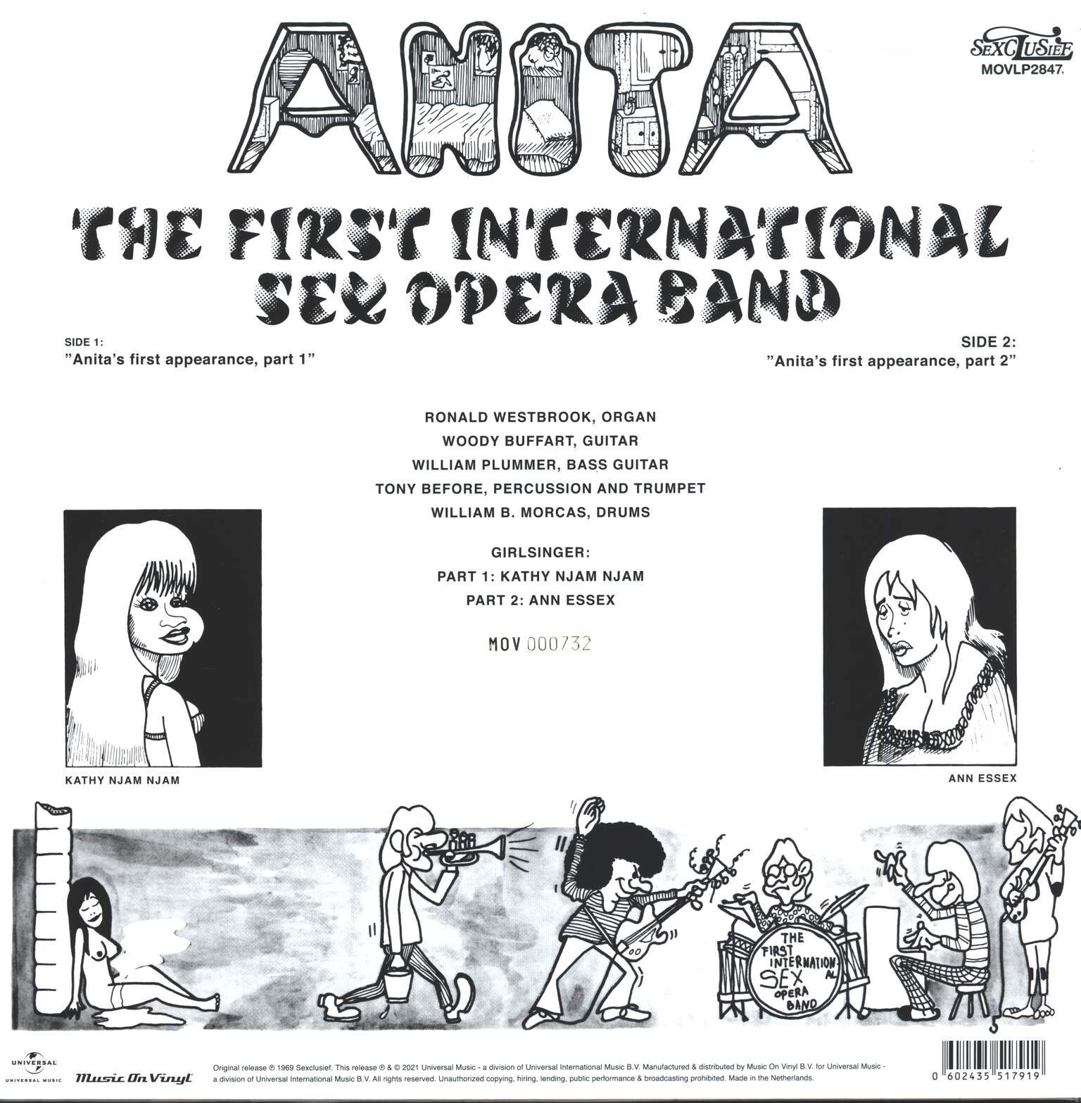 The First International Sex Opera Band: Anita, 1×LP (Vinyl)