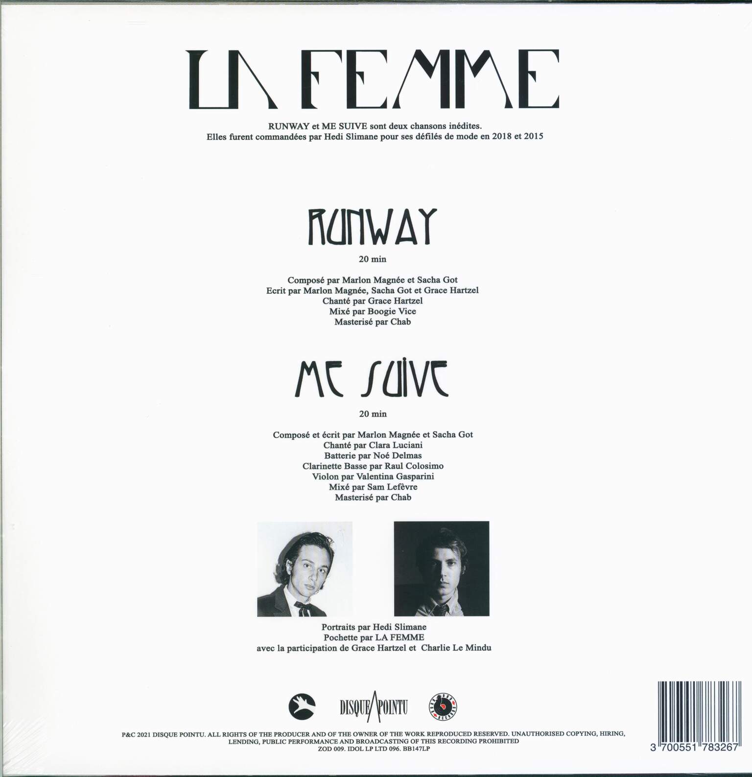 La Femme: Runway/Me Suive, 1×LP (Vinyl)