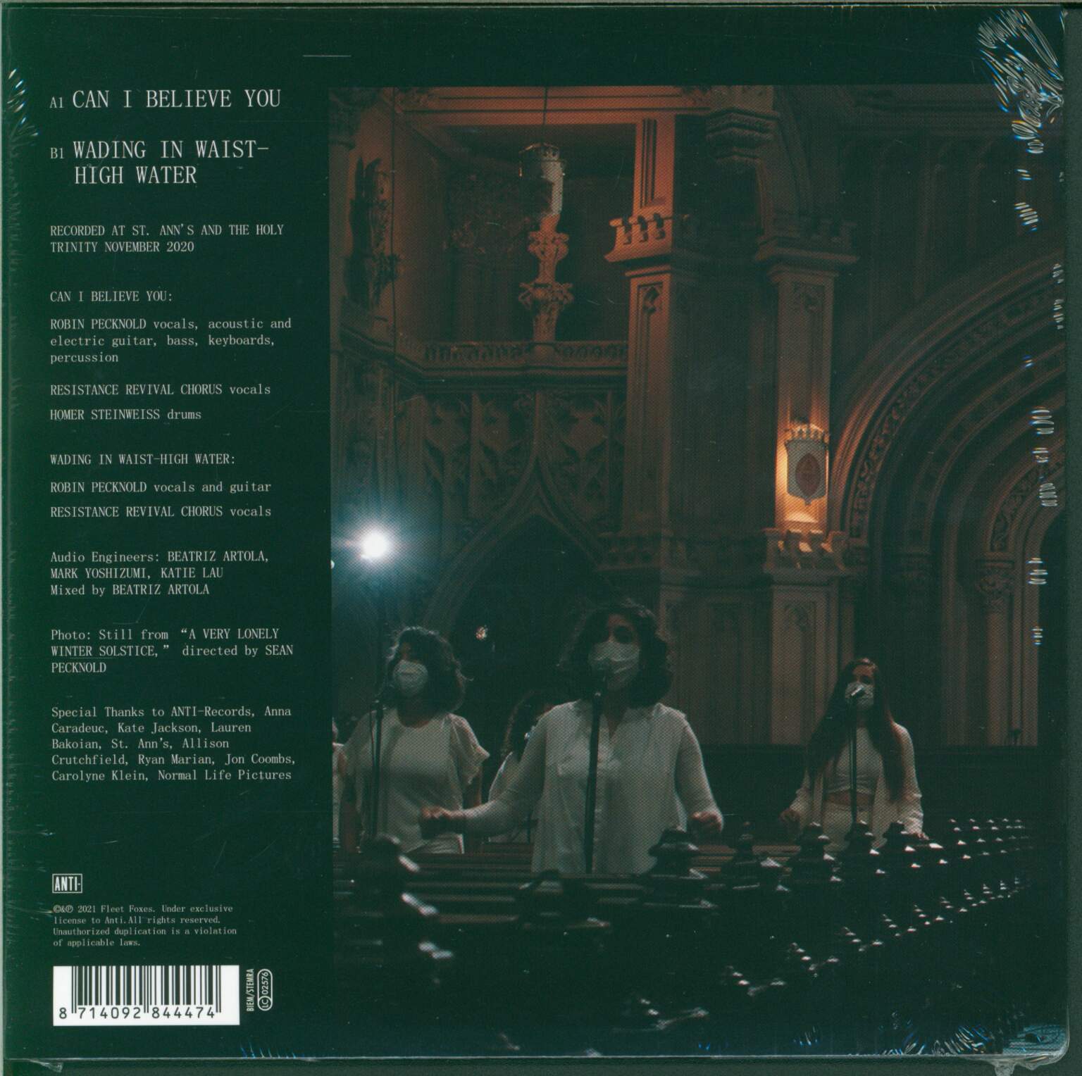 Fleet Foxes: Can I Believe You / Waiding In Waist, 1×7" Single (Vinyl)