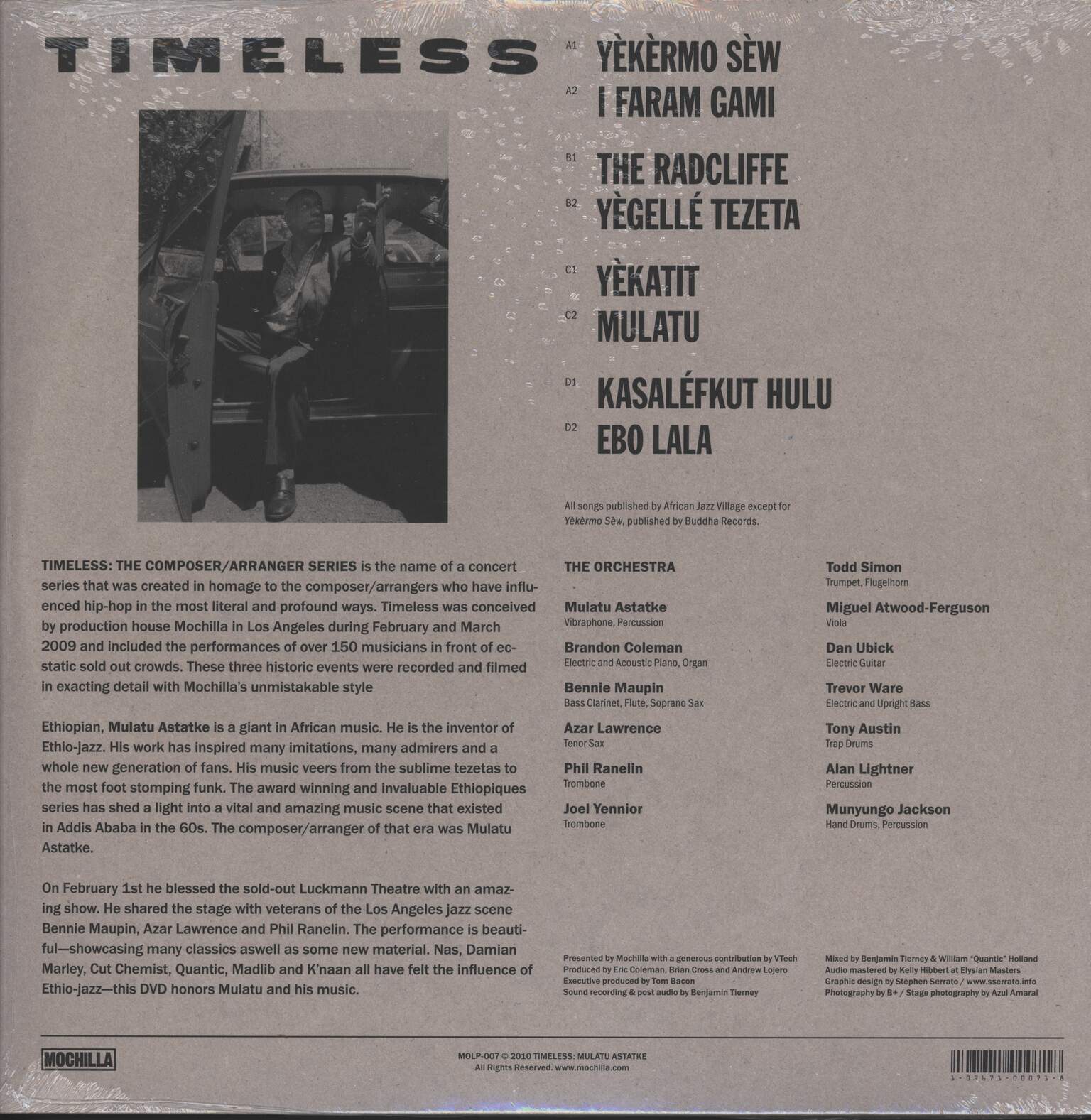 Mulatu Astatke: Mochilla Presents Timeless, 2×LP (Vinyl)