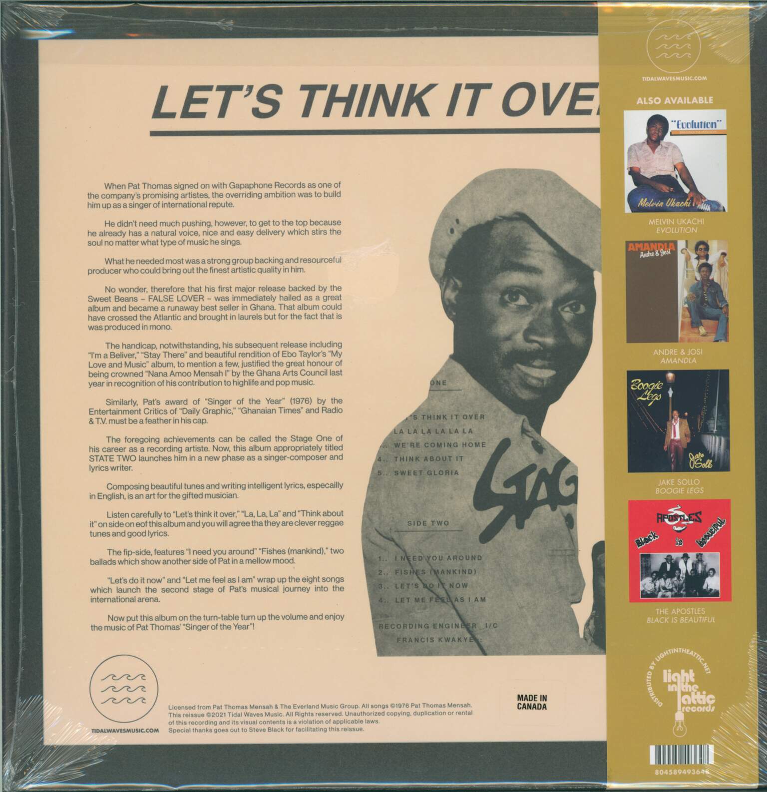 Pat Thomas: Stage Two, 1×LP (Vinyl)