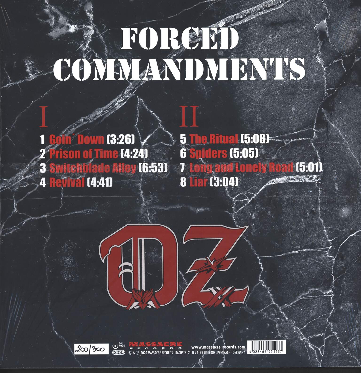 Oz: Forced Commandments, 1×LP (Vinyl)