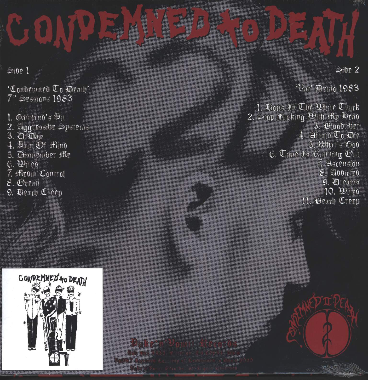 Condemned To Death: 1983 EP and Demo Sessions, 1×LP (Vinyl)