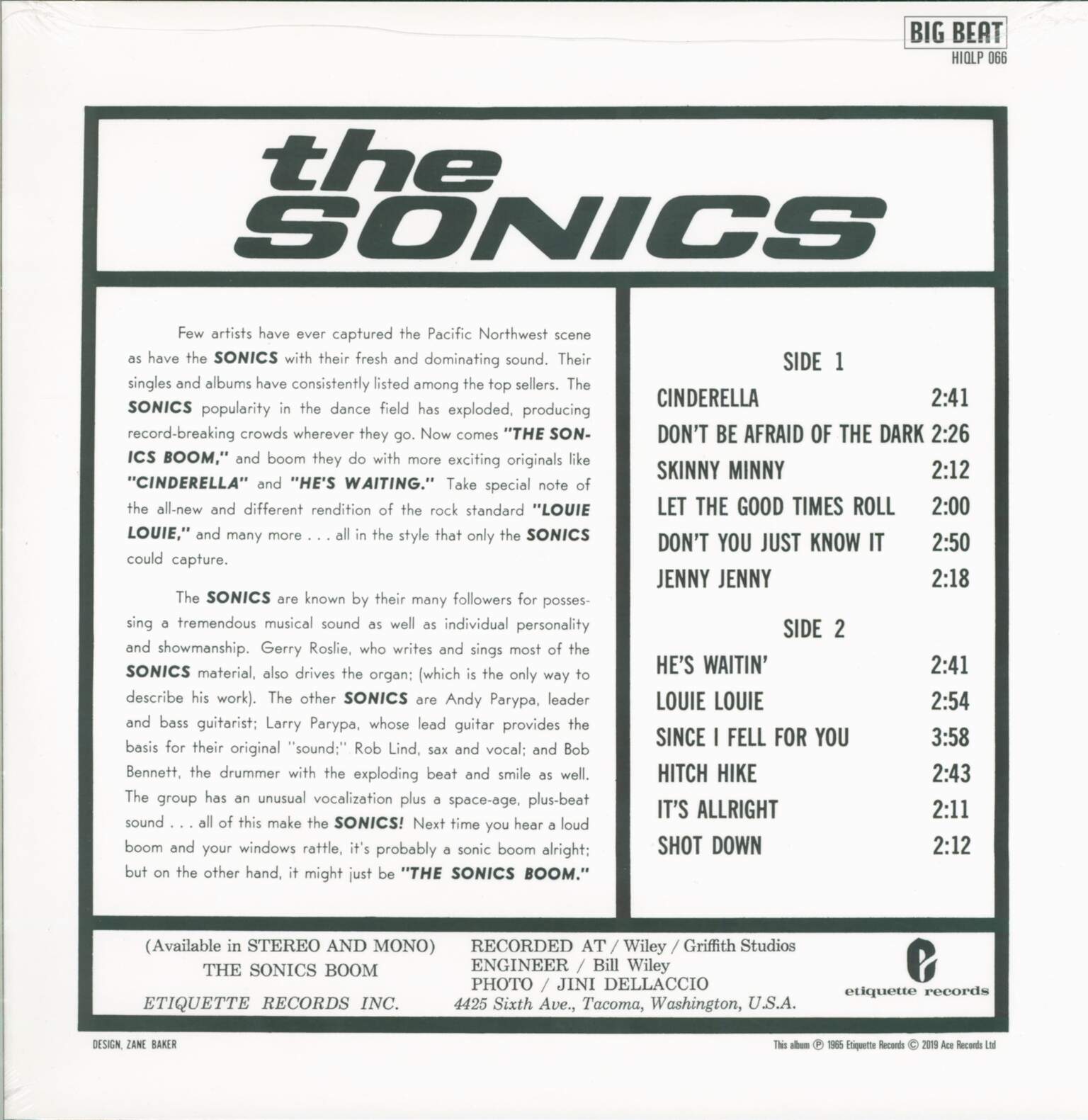 The Sonics: Boom, 1×LP (Vinyl)