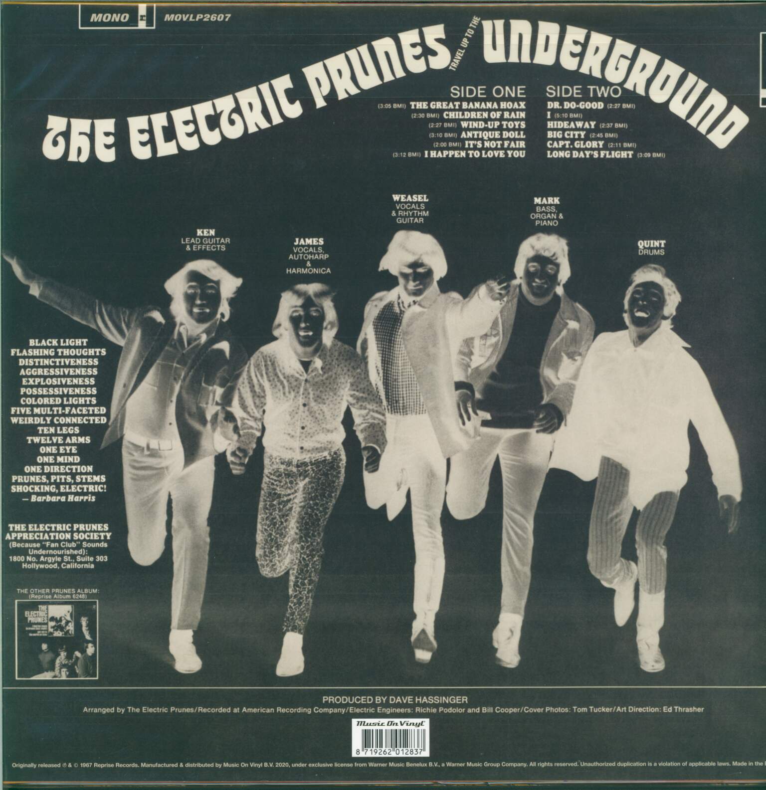 The Electric Prunes: Underground, 1×LP (Vinyl)