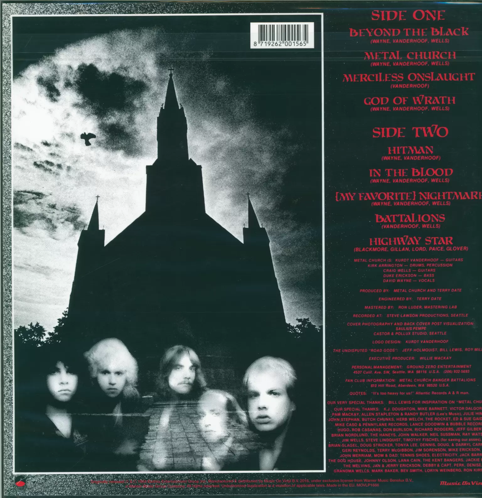 Metal Church: Metal Church, 1×LP (Vinyl)