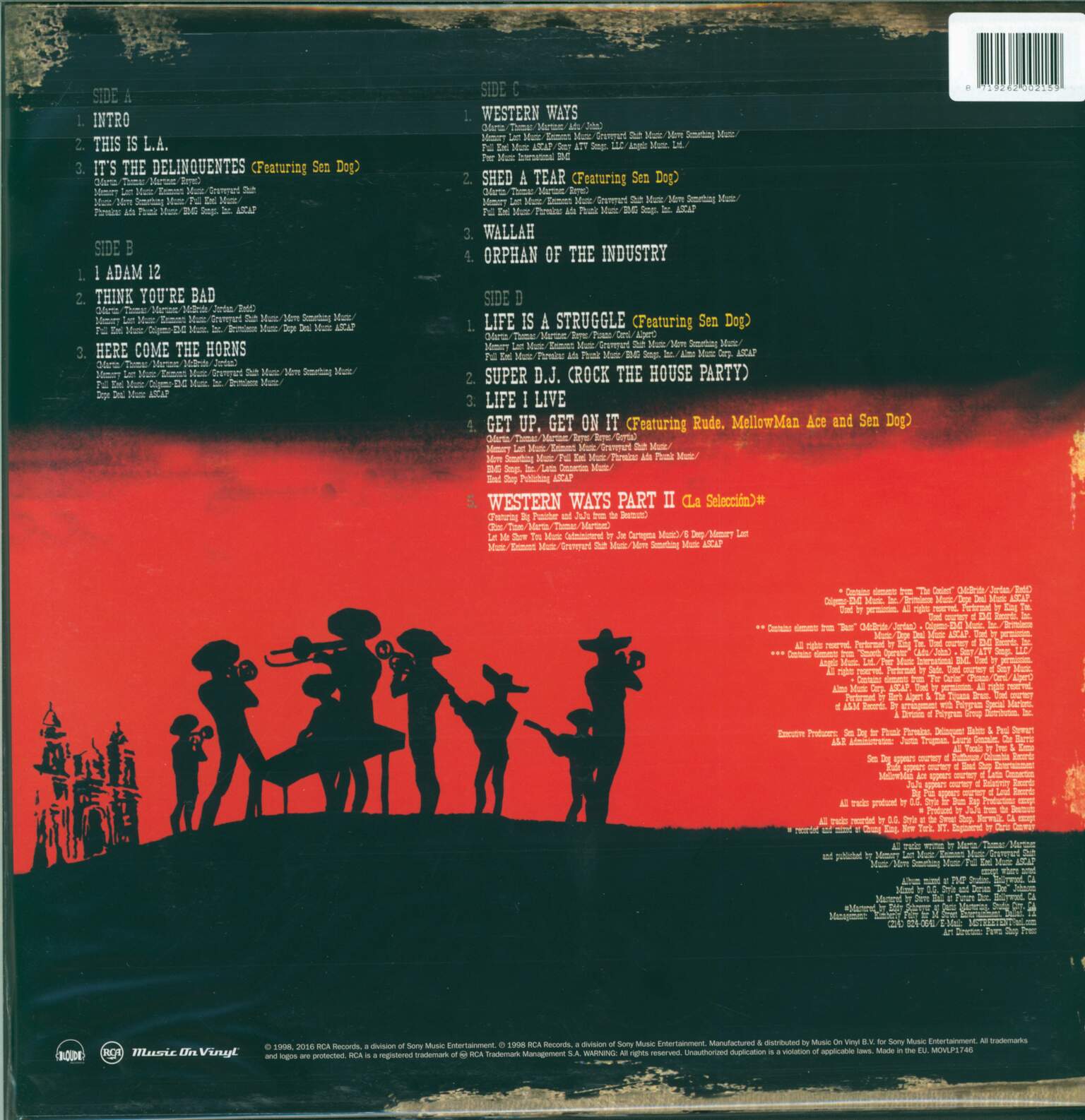 Delinquent Habits: Here Come The Horns, 2×LP (Vinyl)