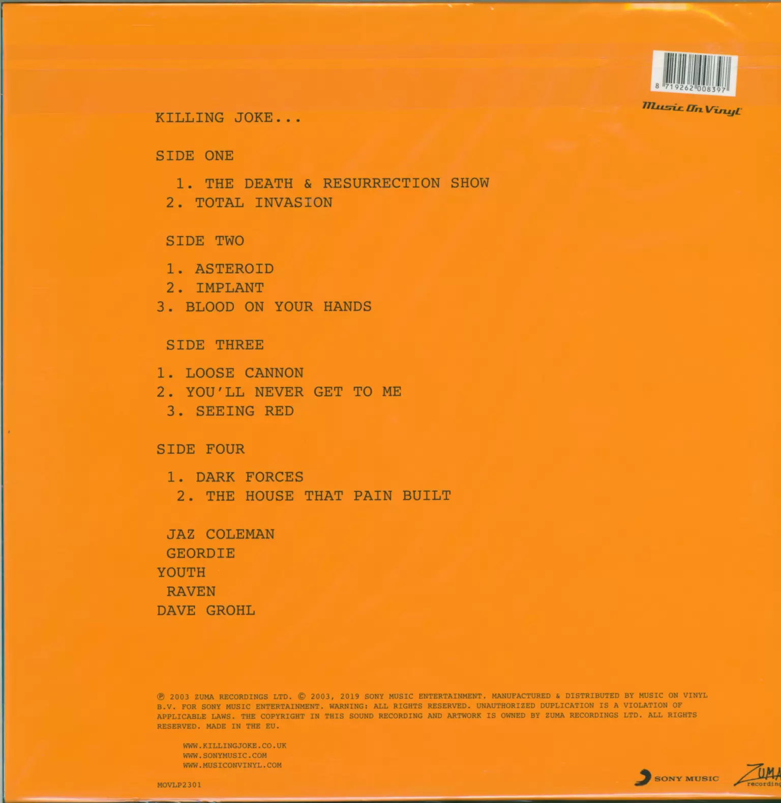 Killing Joke: Killing Joke, 2×LP (Vinyl)