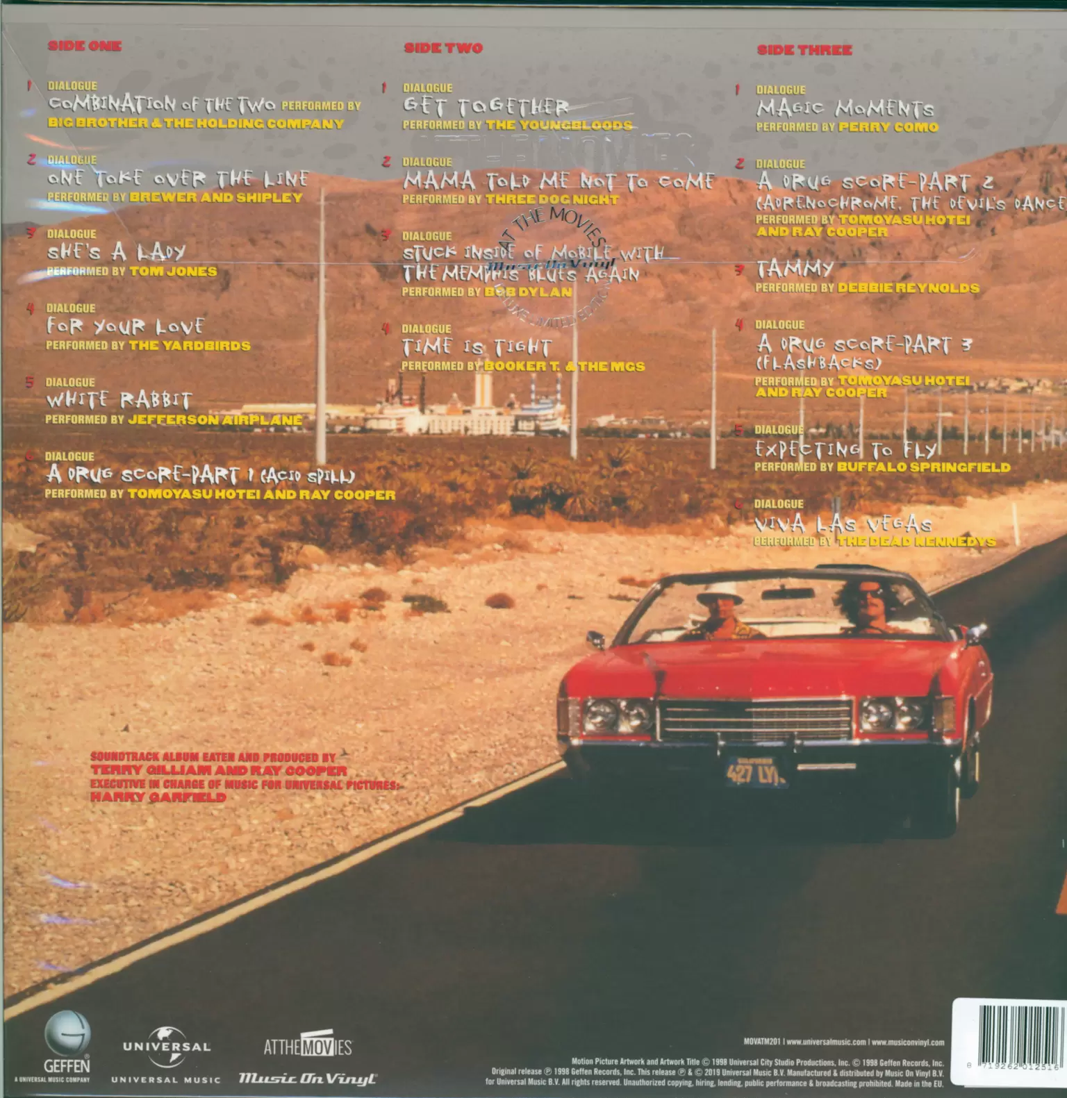 Various: Fear And Loathing In Las Vegas (Music From The Motion Picture), 2×LP (Vinyl)