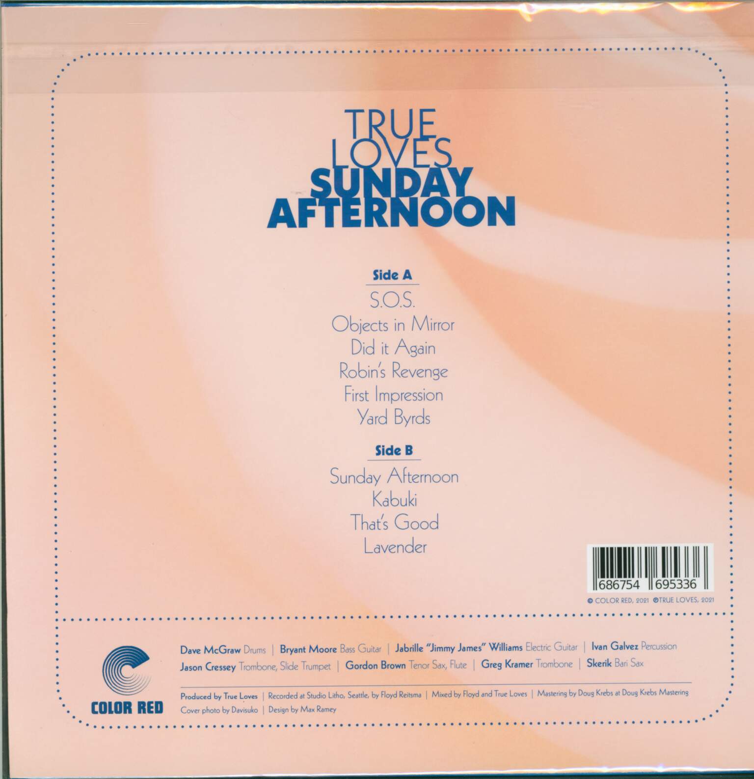 The True Loves: Sunday Afternoon, 1×LP (Vinyl)