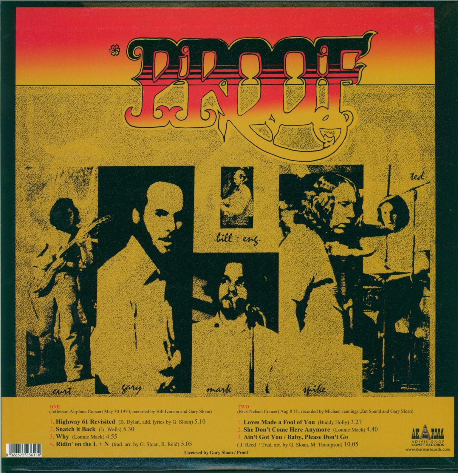 Proof: Proof, 1×LP (Vinyl)