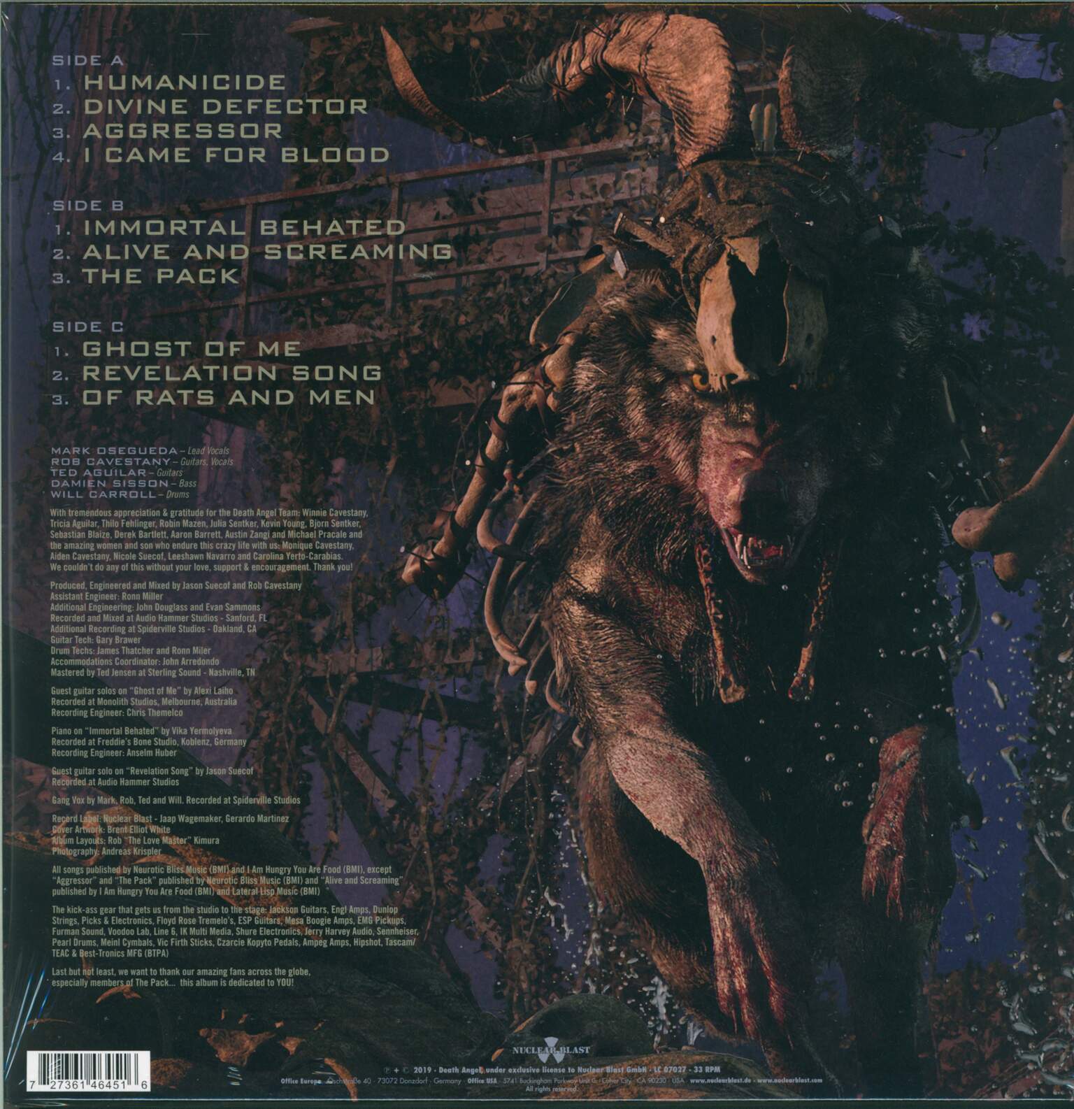 Death Angel: Humanicide, 2×LP (Vinyl)