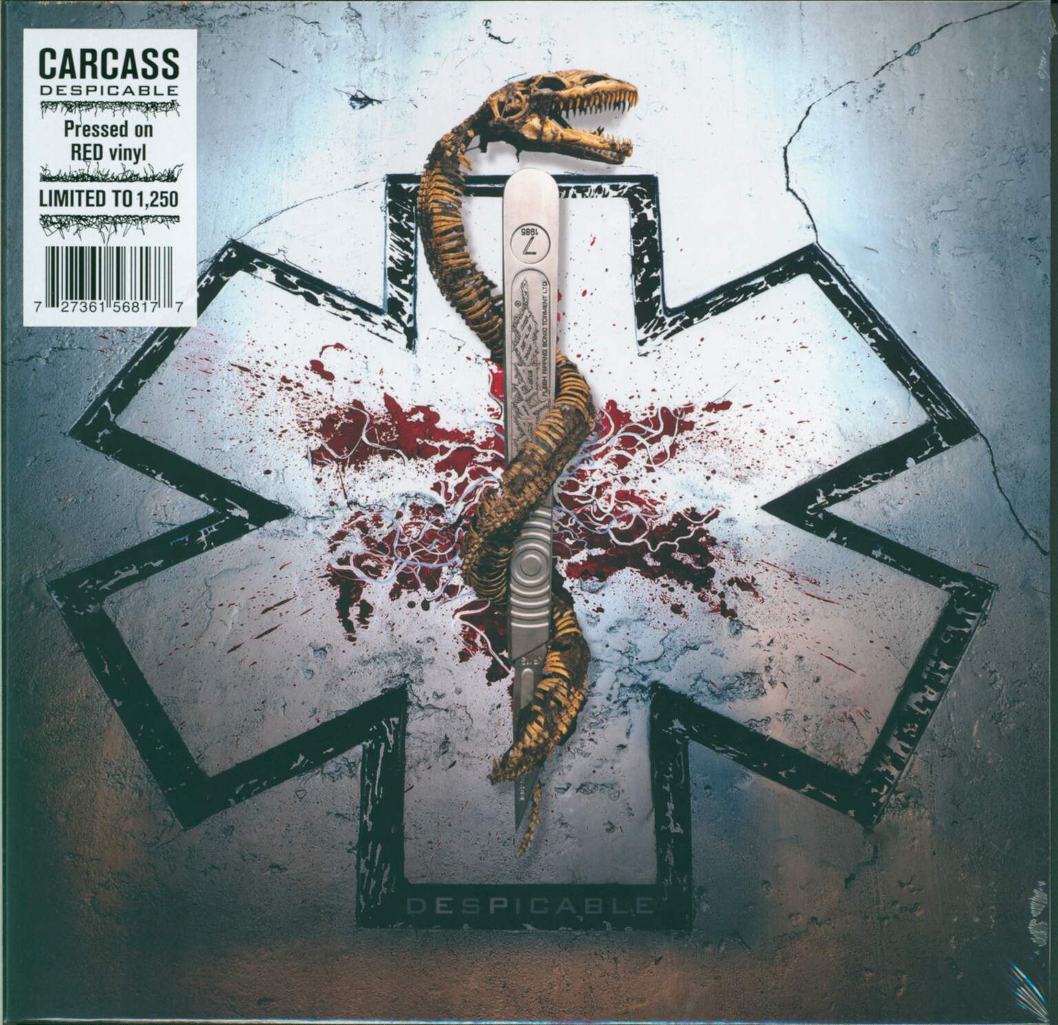 Carcass: Despicable, 1×10" Vinyl EP