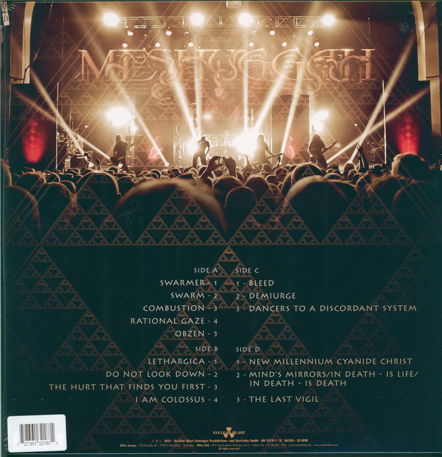 Meshuggah: The Ophidian Trek, 2×LP (Vinyl)