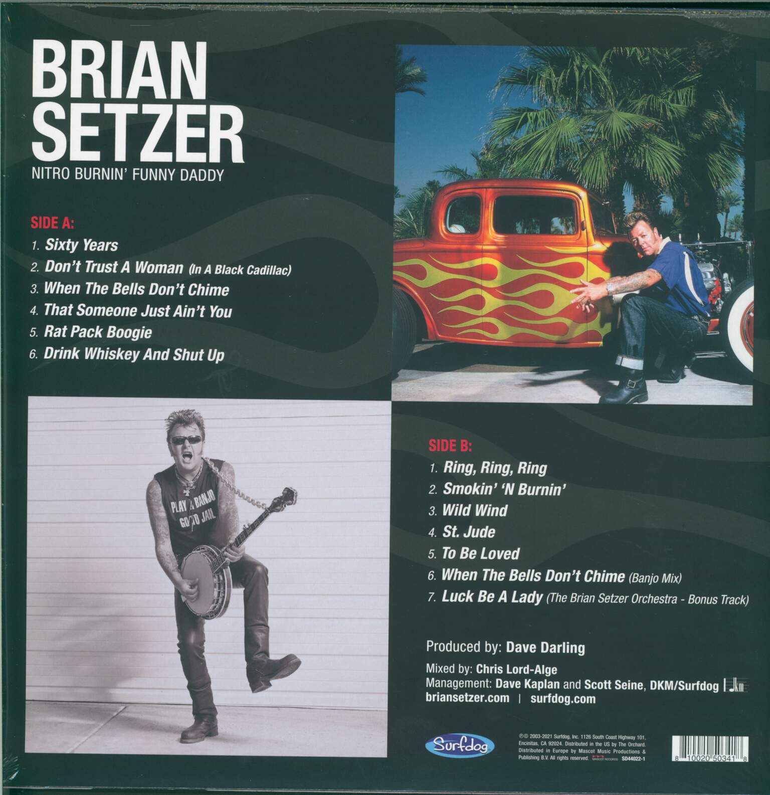 Brian Setzer: Nitro Burnin' Funny Daddy, 1×LP (Vinyl)