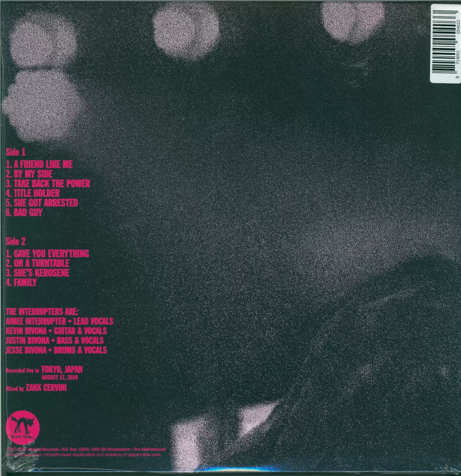 The Interrupters: Live In Tokyo!, 1×LP (Vinyl)