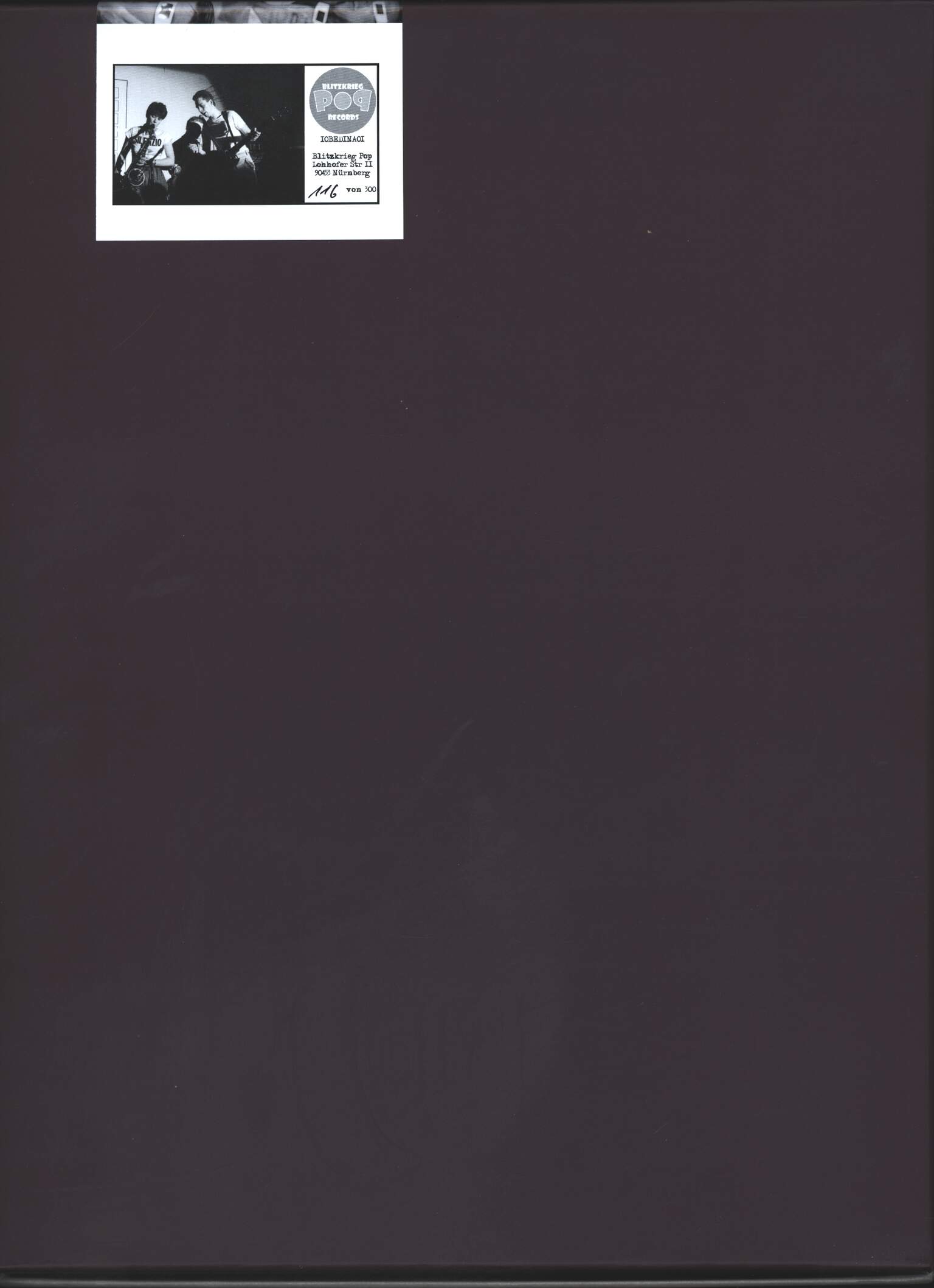 Din a Testbild: In Die Zukunft, 29.06.1979, 1×LP (Vinyl)