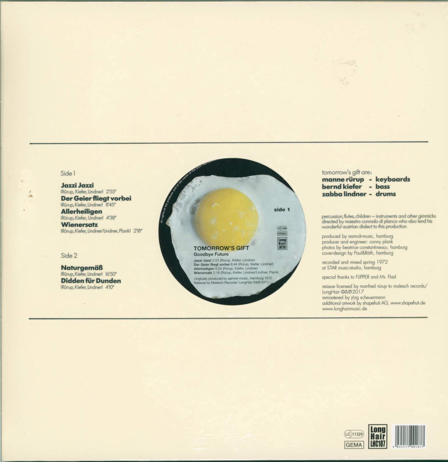 Tomorrow's Gift: Goodbye Future, 1×LP (Vinyl)