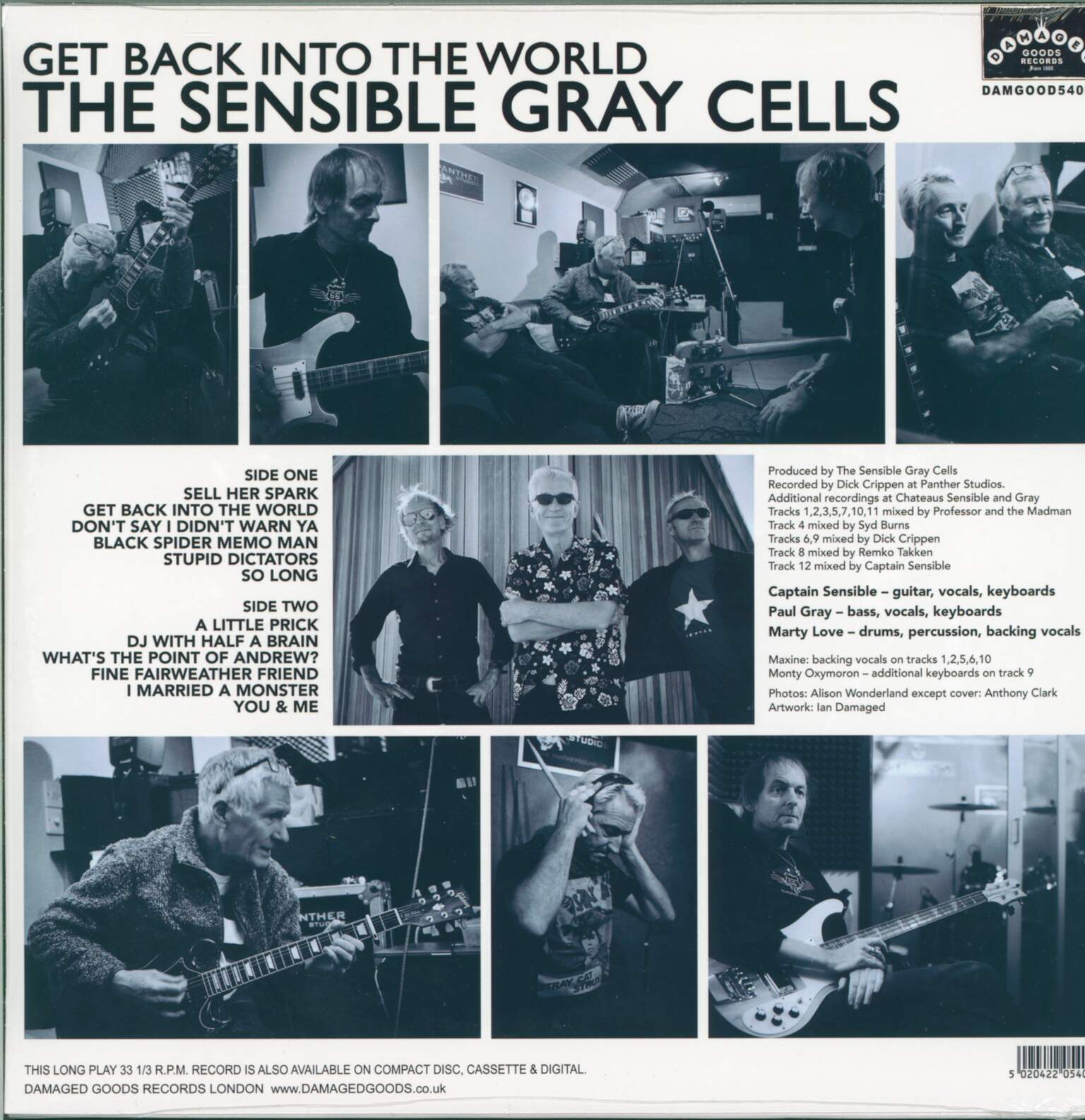 The Sensible Gray Cells: Get Back Into The World, 1×LP (Vinyl)