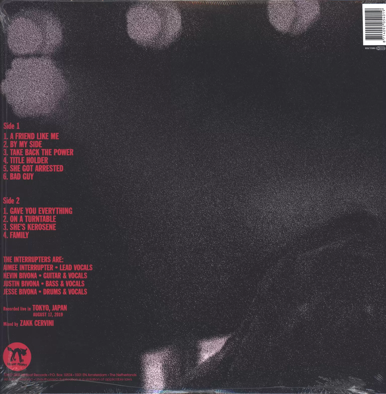 The Interrupters: Live In Tokyo!, 1×LP (Vinyl)