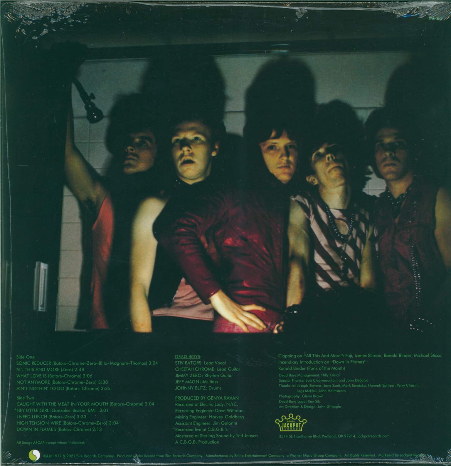 The Dead Boys: Young Loud And Snotty, 1×LP (Vinyl)