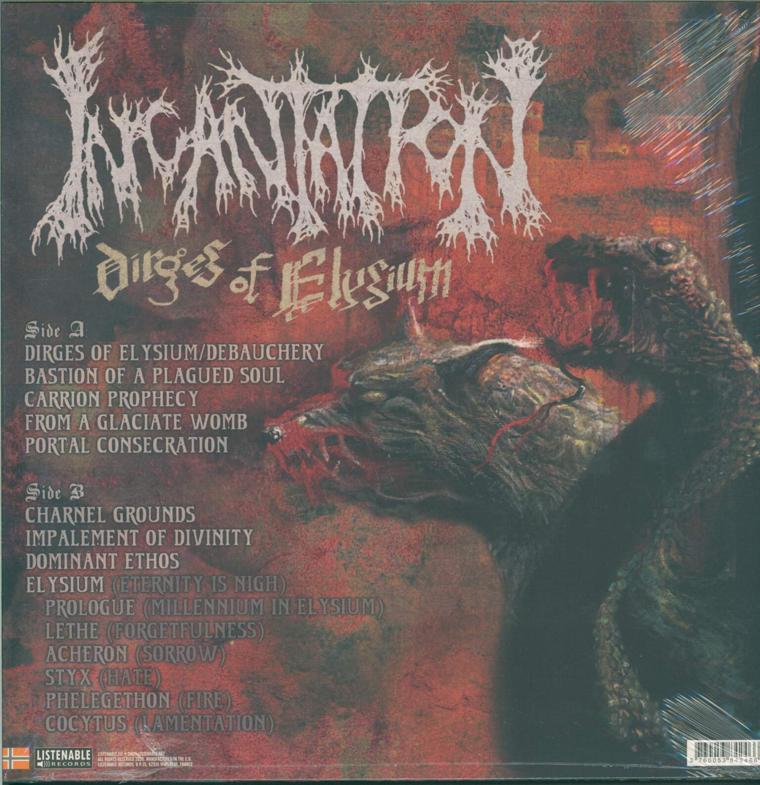 Incantation: Dirges Of Elysium, 1×LP (Vinyl)