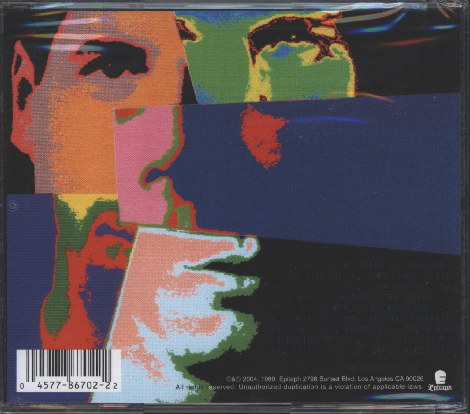 Bad Religion: No Control, 1×CD