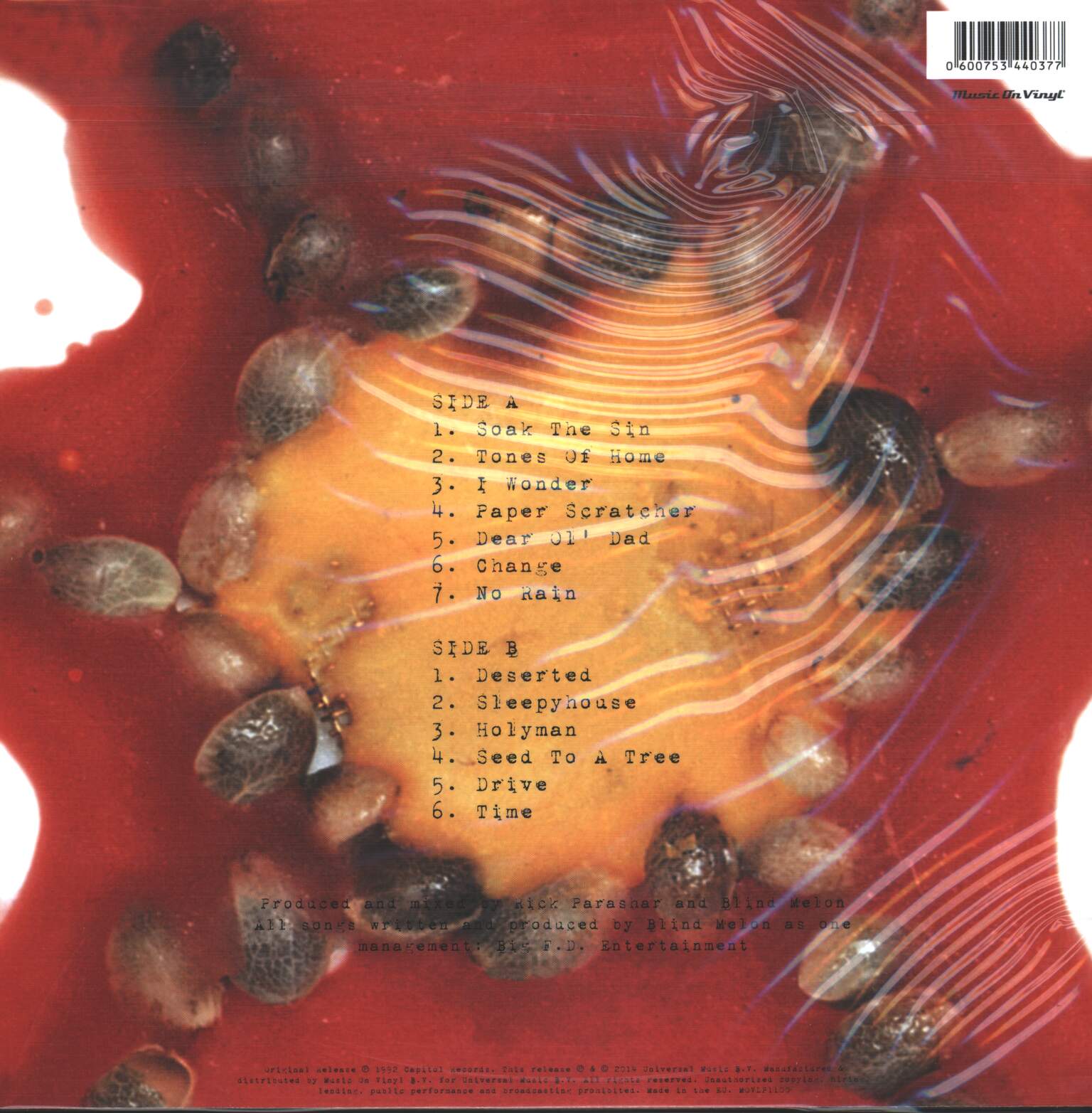 Blind Melon: Blind Melon, 1×LP (Vinyl)