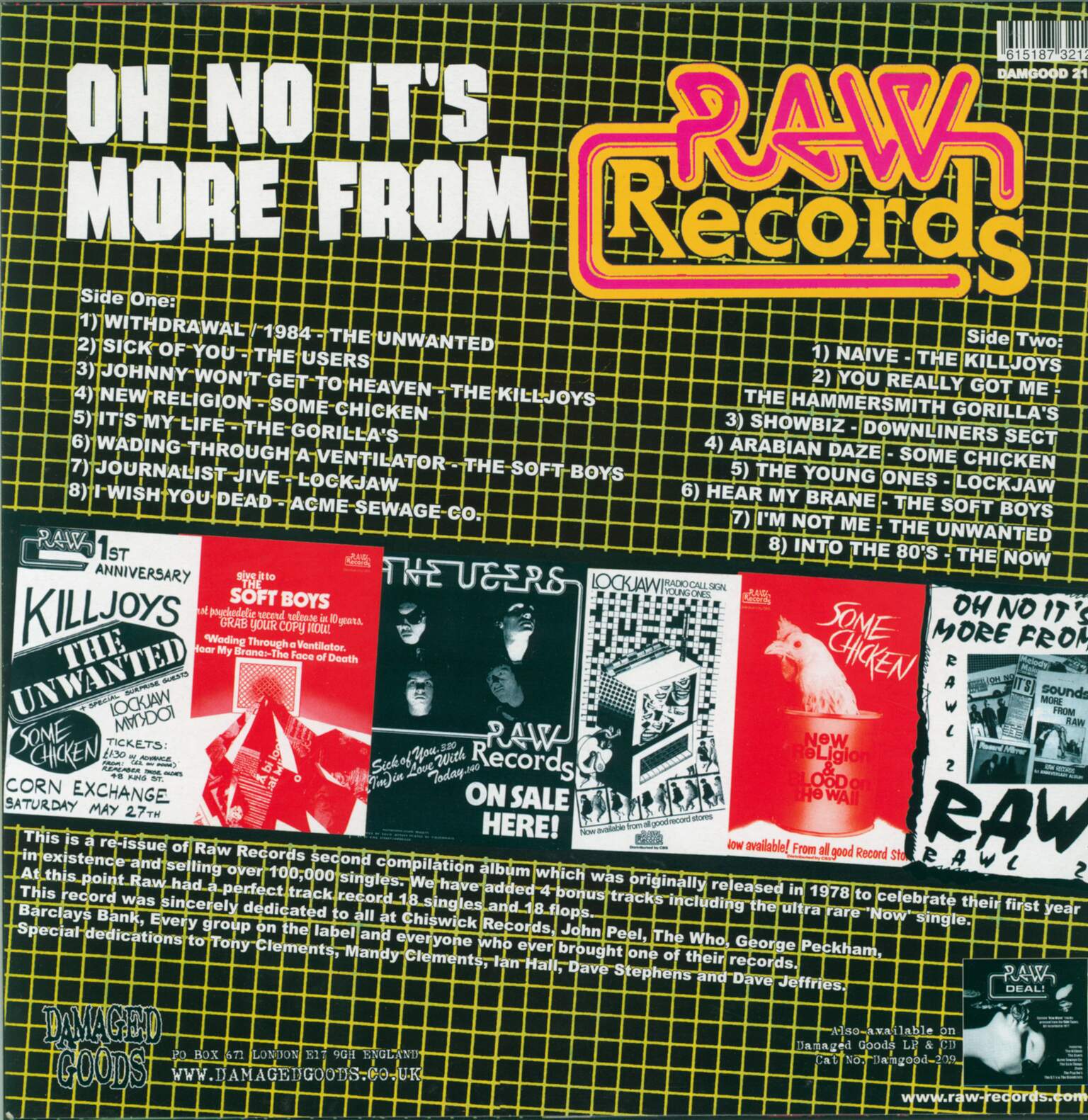 Various: Oh No It's More From Raw, 1×LP (Vinyl)